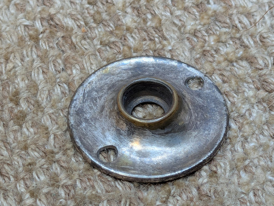 2 3/16" Antique Nickel Plated Brass Rosette Escutcheon For Door Knob Door Hardware