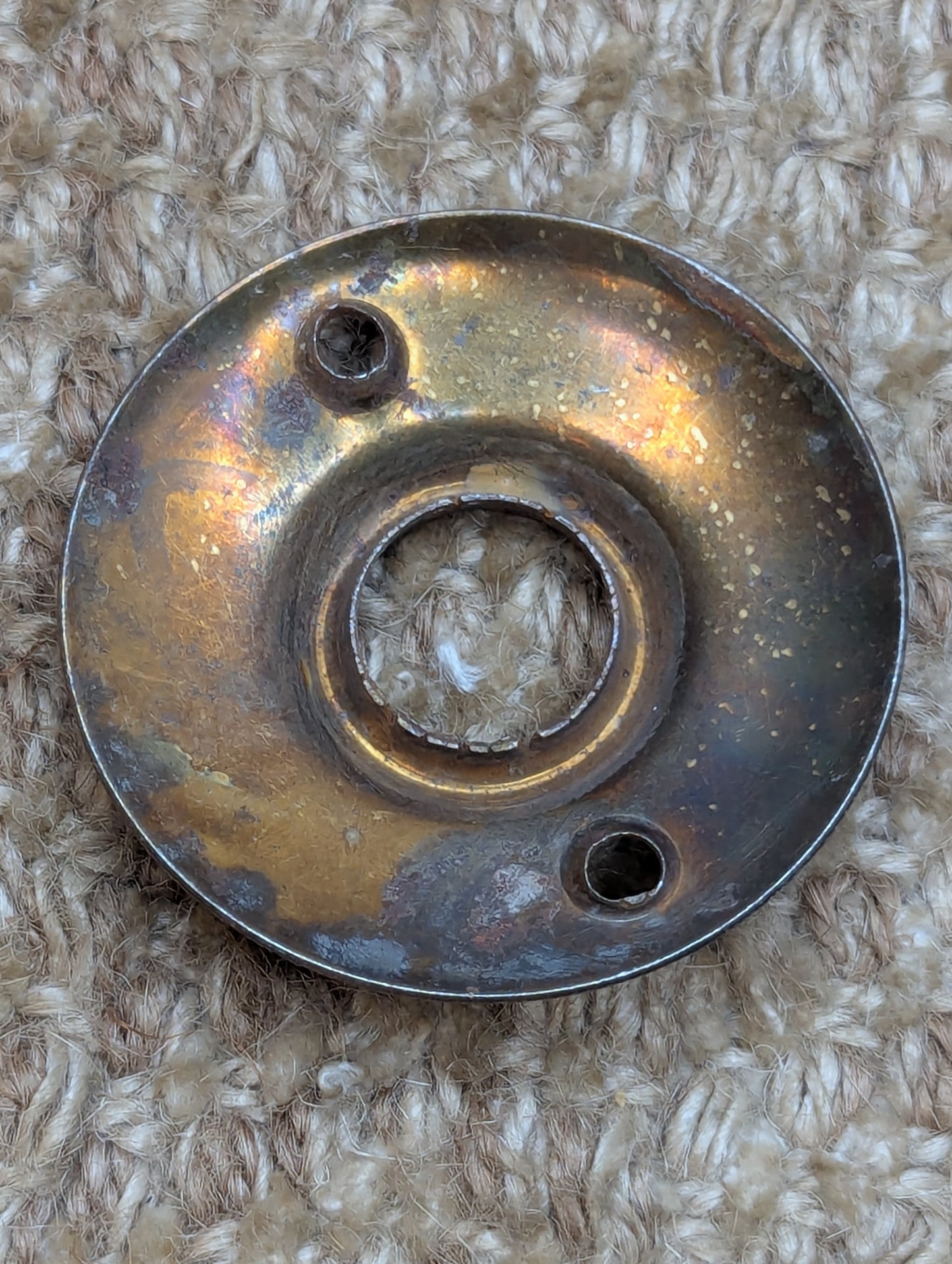 2" Antique Brass Rosette Escutcheon For Door Knob Door Hardware