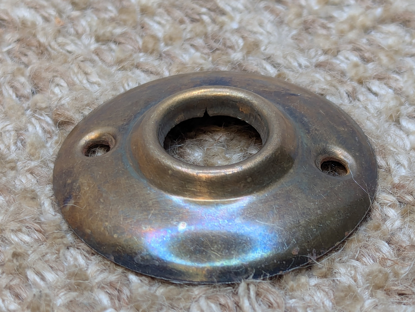 2" Antique Brass Rosette Escutcheon For Door Knob Door Hardware