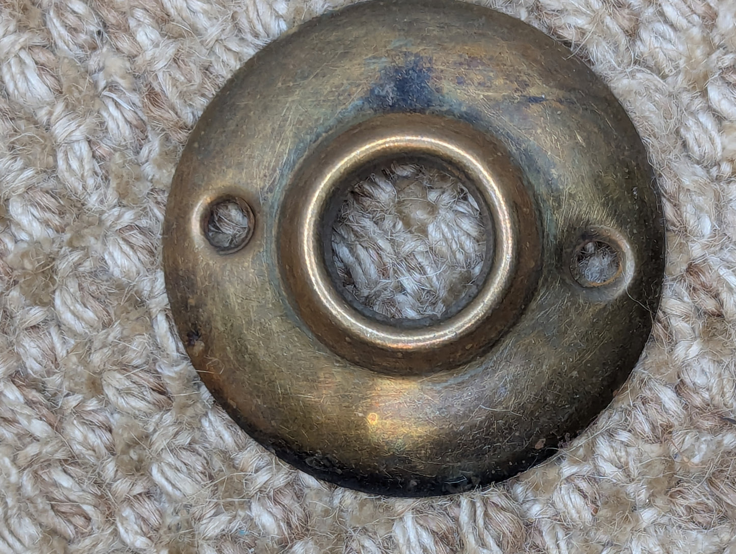 2" Antique Brass Rosette Escutcheon For Door Knob Door Hardware