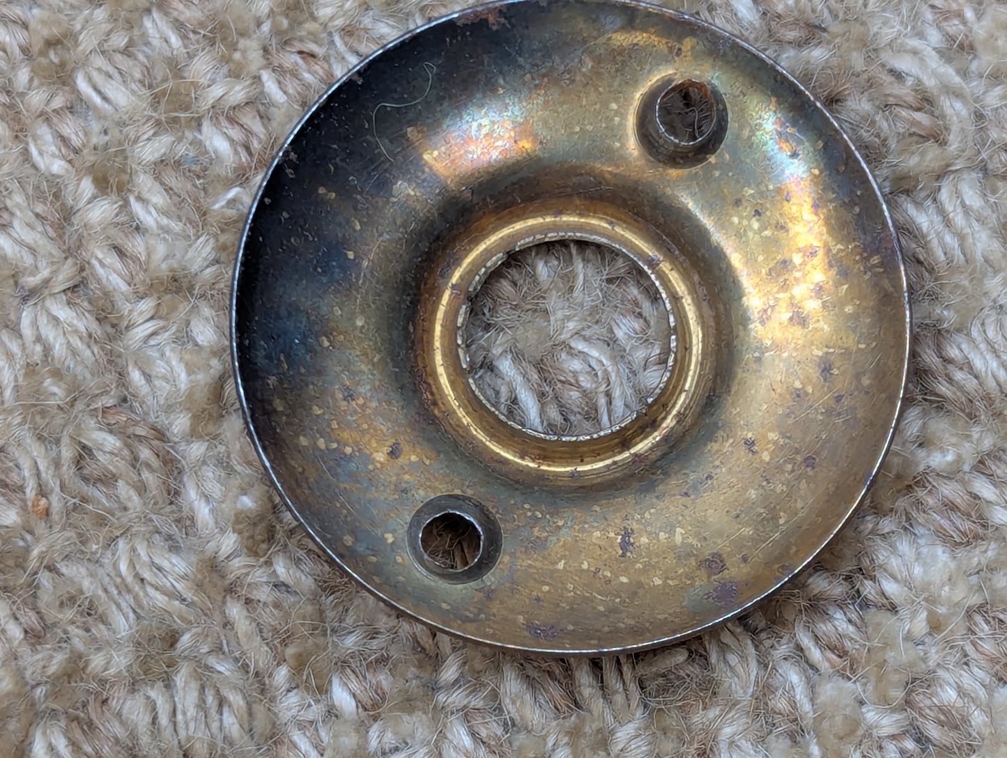 2" Antique Brass Rosette Escutcheon For Door Knob Door Hardware