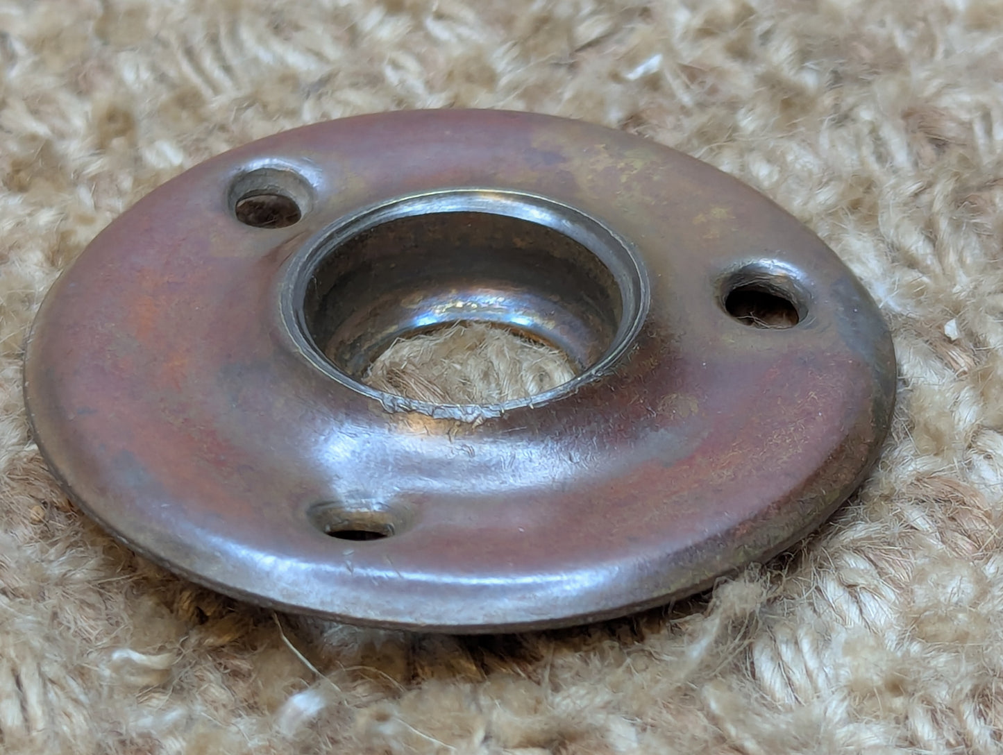2 1/16" Antique Brass Rosette Escutcheon For Door Knob Door Hardware