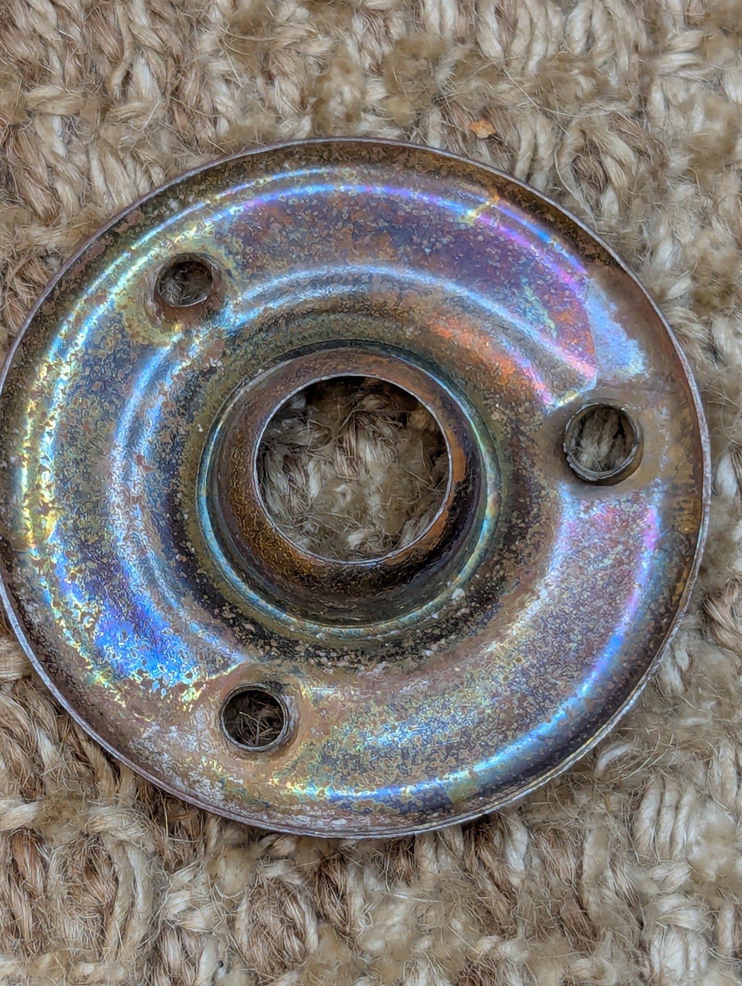 2 1/16" Antique Brass Rosette Escutcheon For Door Knob Door Hardware