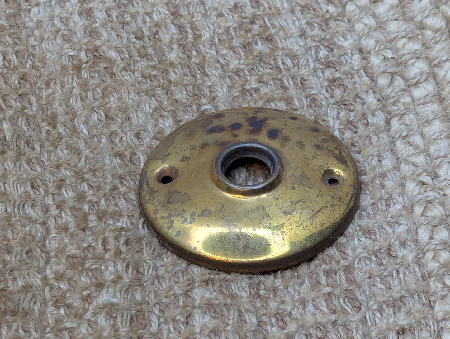 3" Antique Brass Rosette Escutcheon For Door Knob Door Hardware