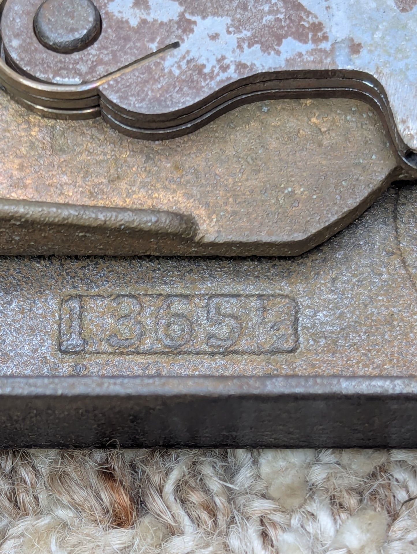 Antique Interior Corbin Mortise Lock Door Hardware #1365 1/2