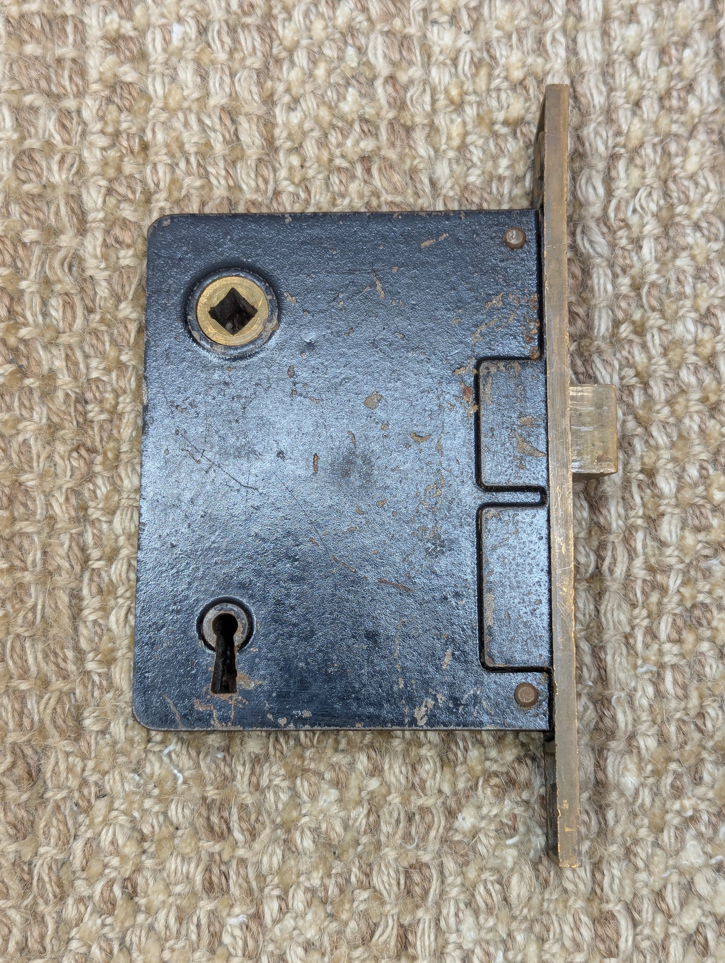Antique Interior Corbin Mortise Lock Door Hardware #1365 1/2
