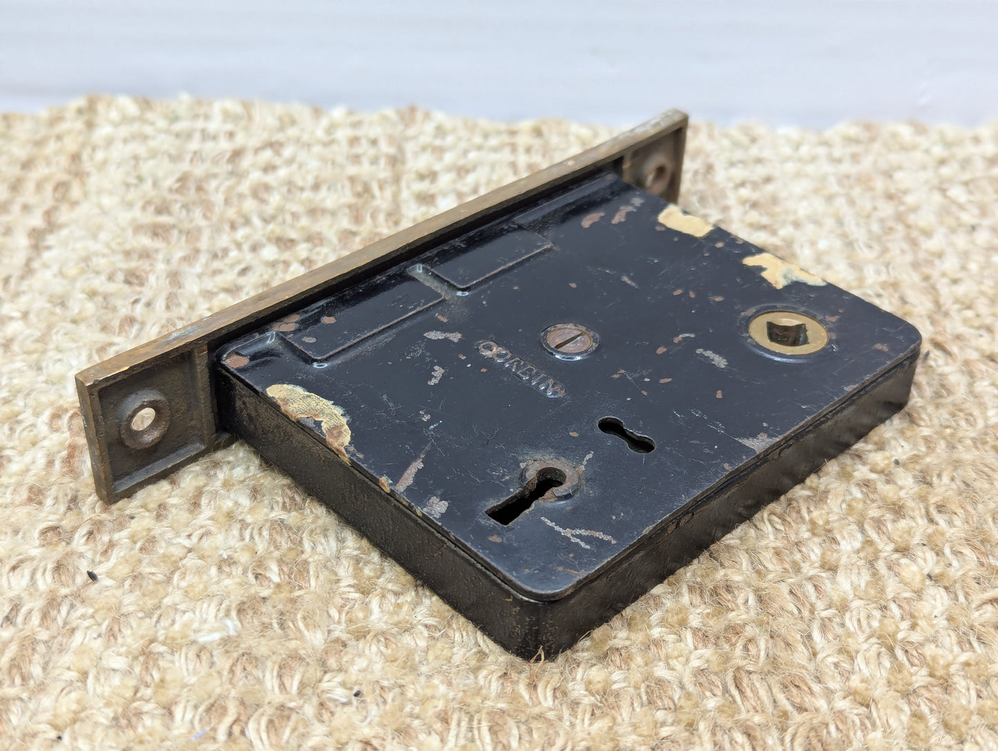 Antique Interior Corbin Mortise Lock Door Hardware #1365 1/2