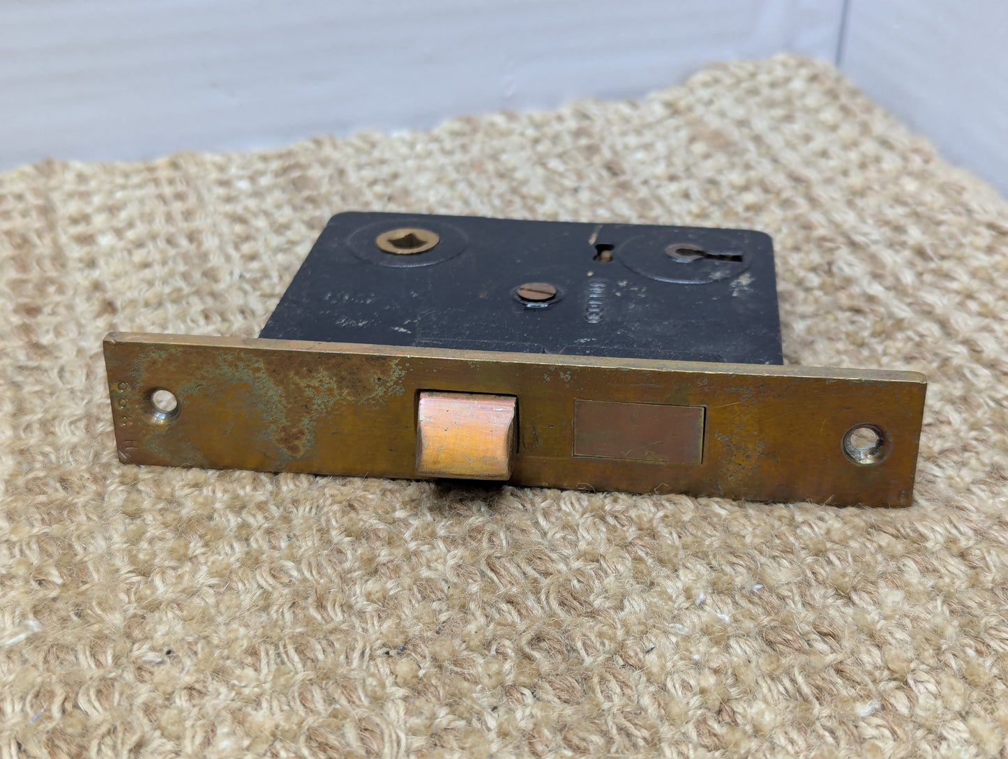 Antique Interior Corbin Mortise Lock Door Hardware #1365 1/2