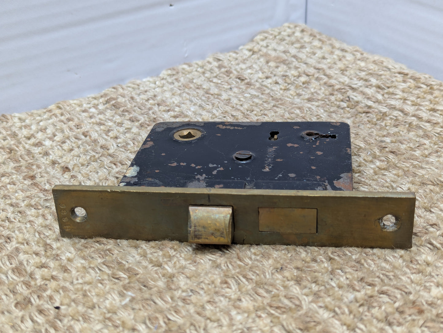 Antique Interior Corbin Mortise Lock Door Hardware #1365 1/2