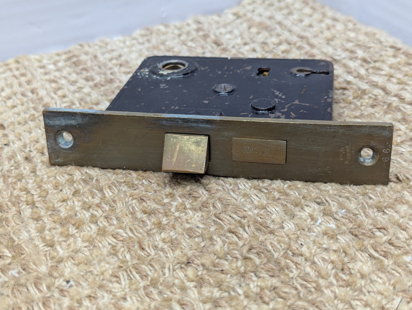 Antique Interior Russwin Mortise Lock Door Hardware #384