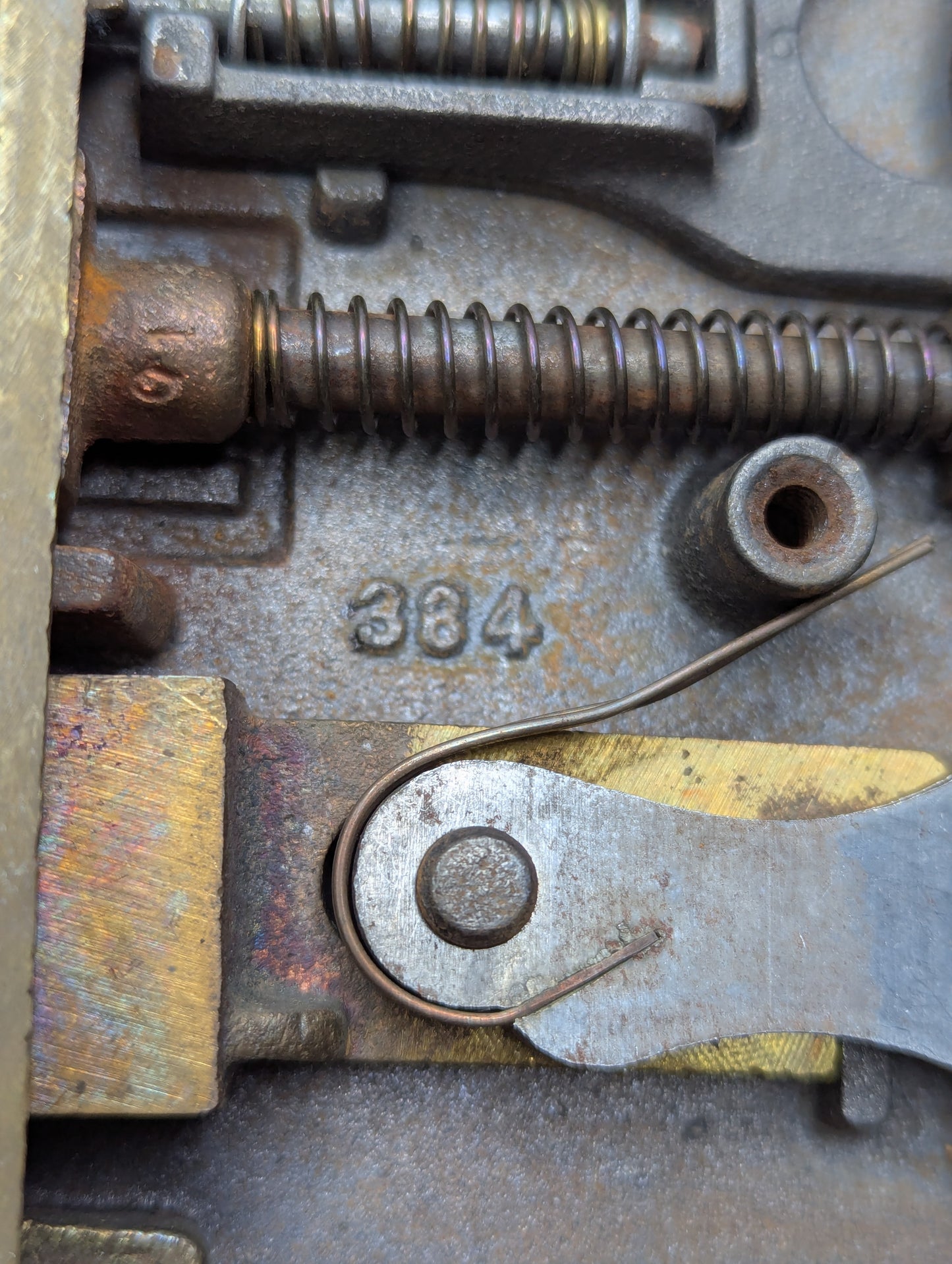 Antique Interior Russwin Mortise Lock Door Hardware #384