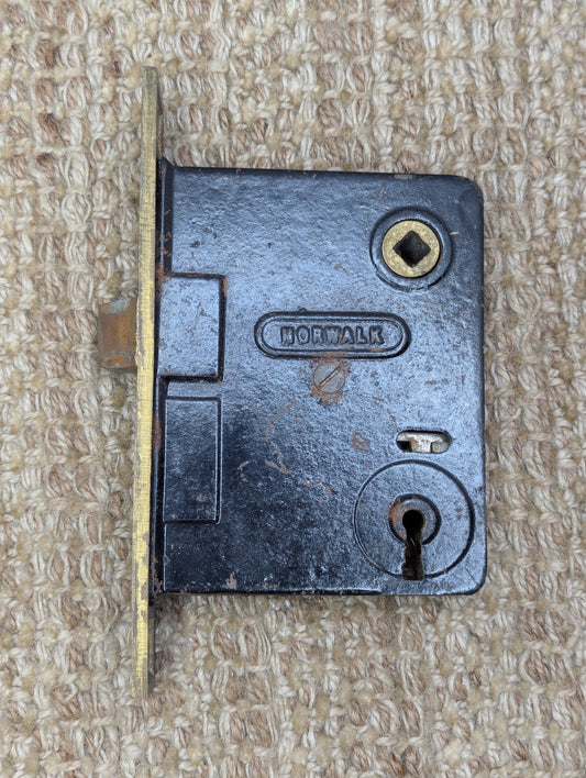 Antique Interior Norwalk Mortise Lock Door Hardware #8531