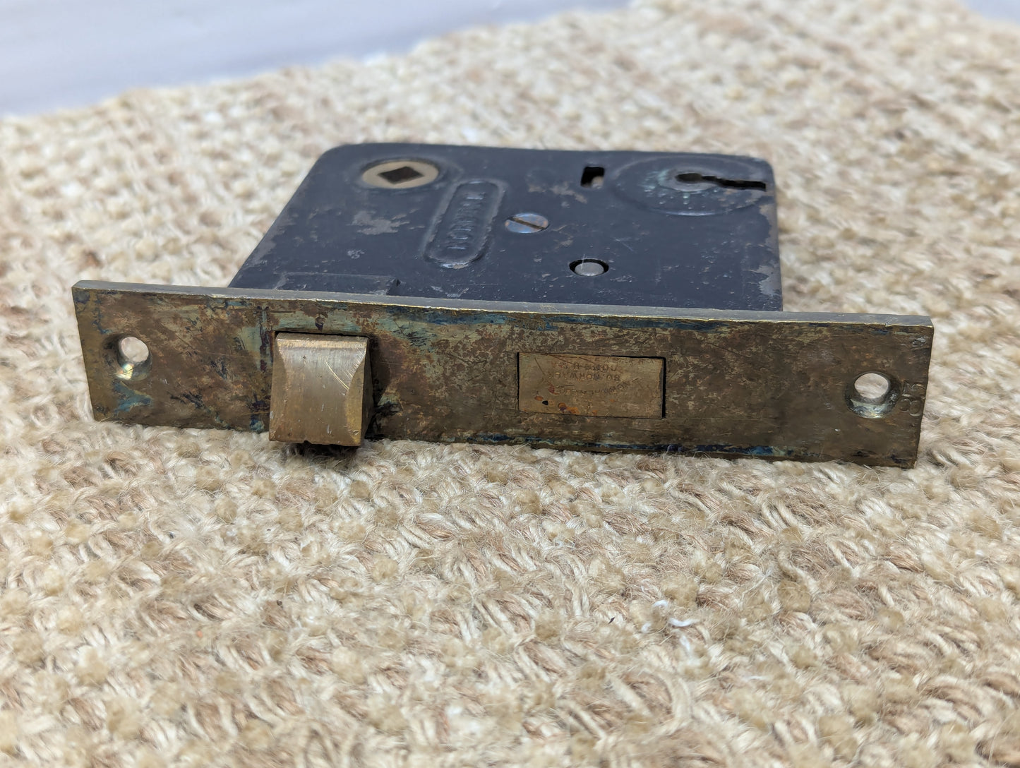 Antique Interior Norwalk Mortise Lock Door Hardware #8471