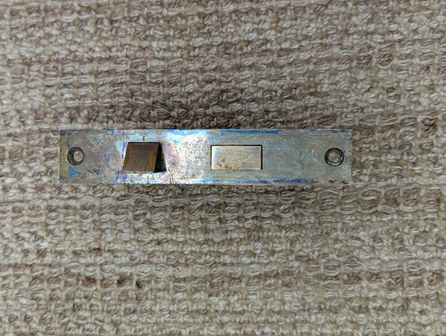 Antique Interior Norwalk Mortise Lock Door Hardware #8471