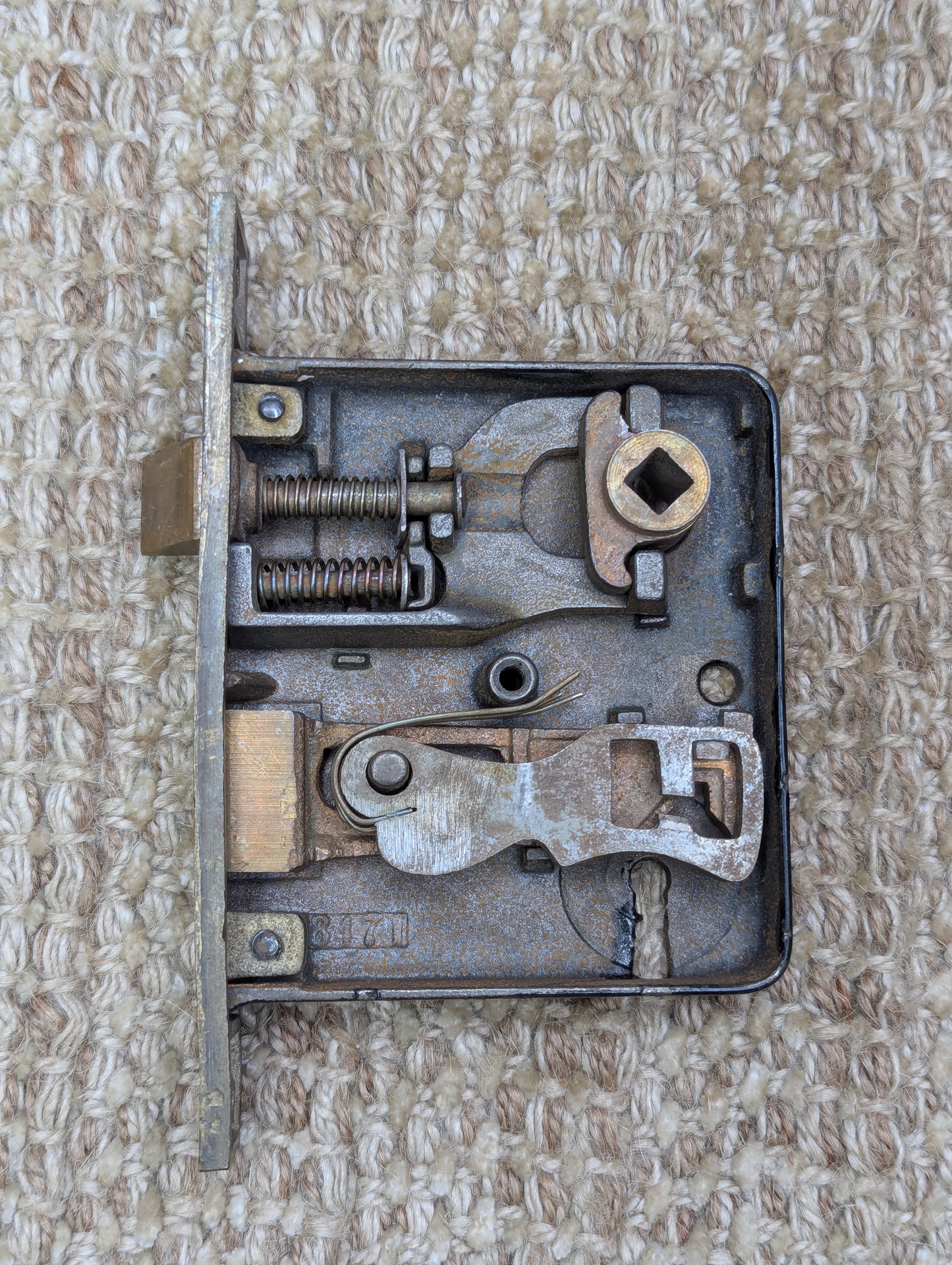 Antique Interior Norwalk Mortise Lock Door Hardware #8471