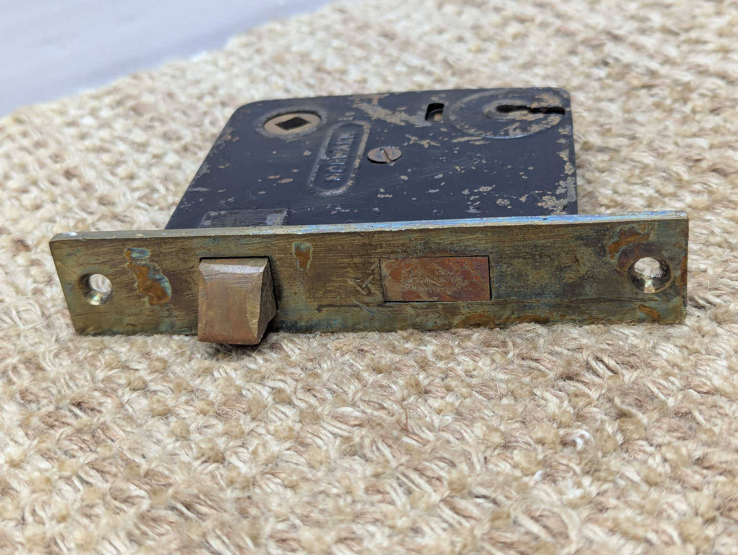 Antique Interior Norwalk Mortise Lock Door Hardware #8471