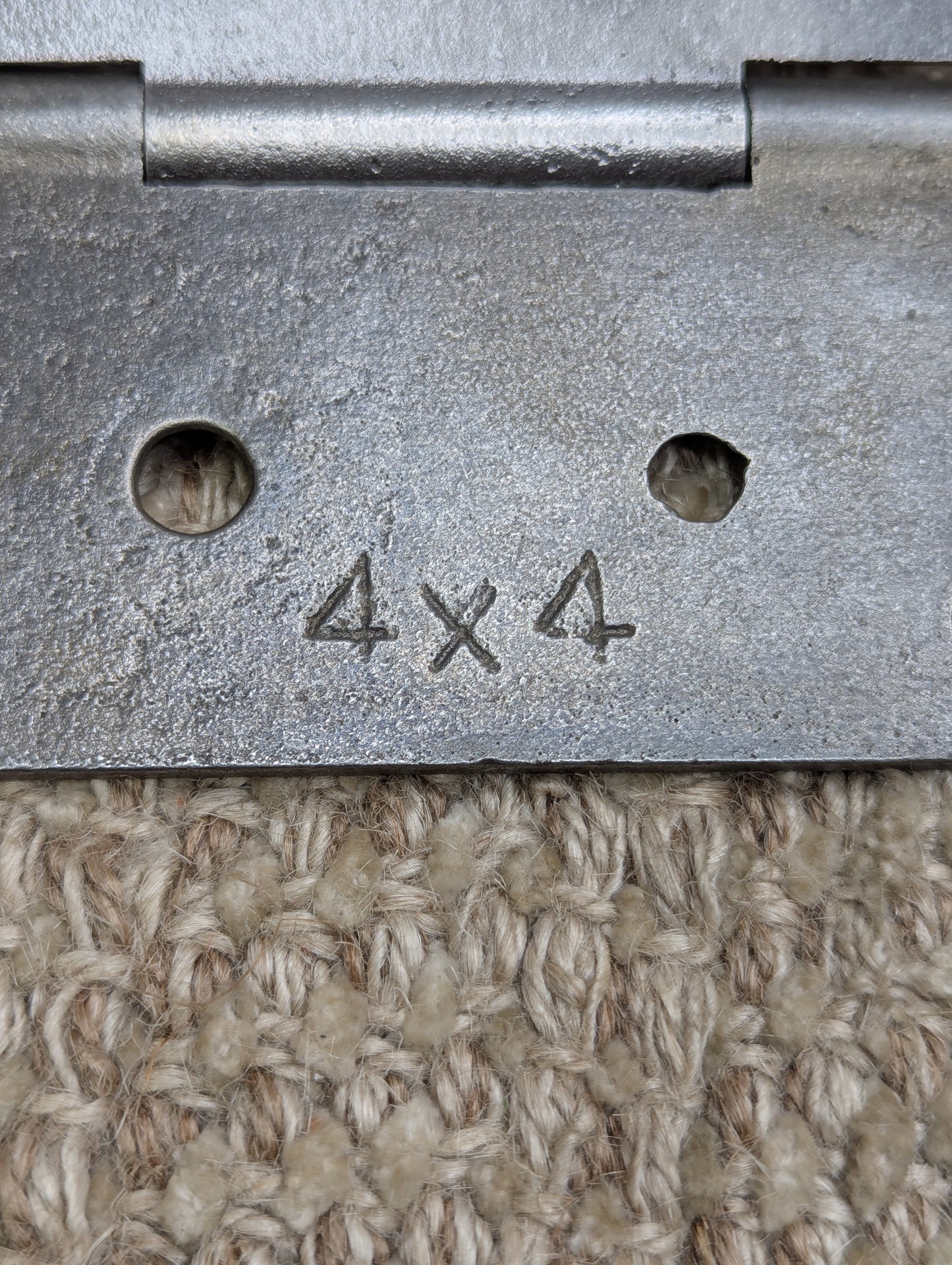 4" x 4" Antique Ornate Cast Iron Steeple Hinge