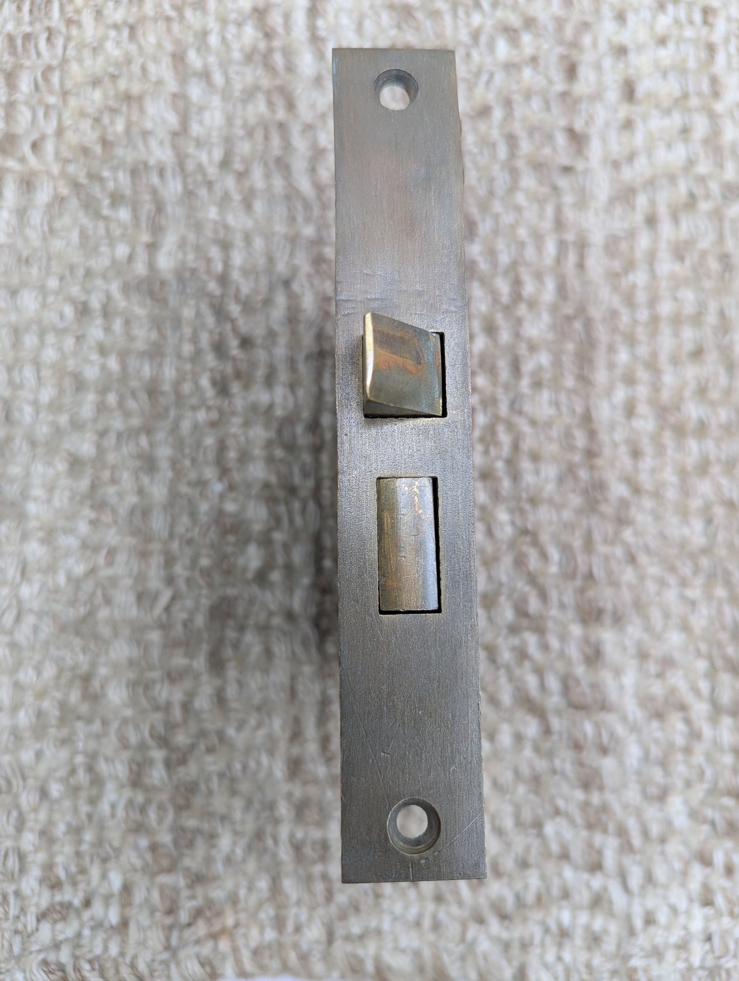 Antique Interior Mortise Lock #0290, Glass Door Knobs & Brass Door Knob Plates