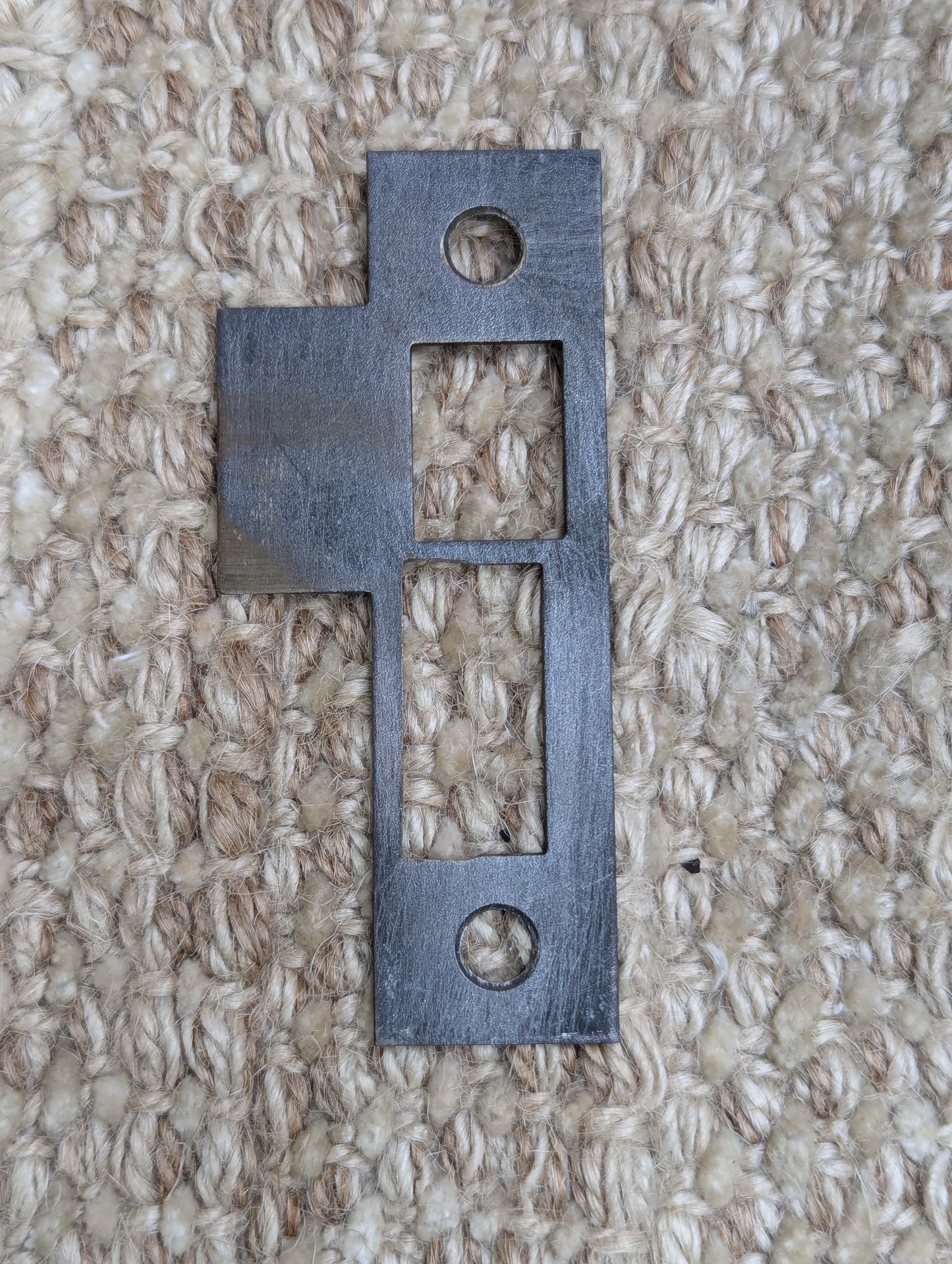 Antique Earle Interior Mortise Lock #400 Door Hardware With Key & Strike Plate
