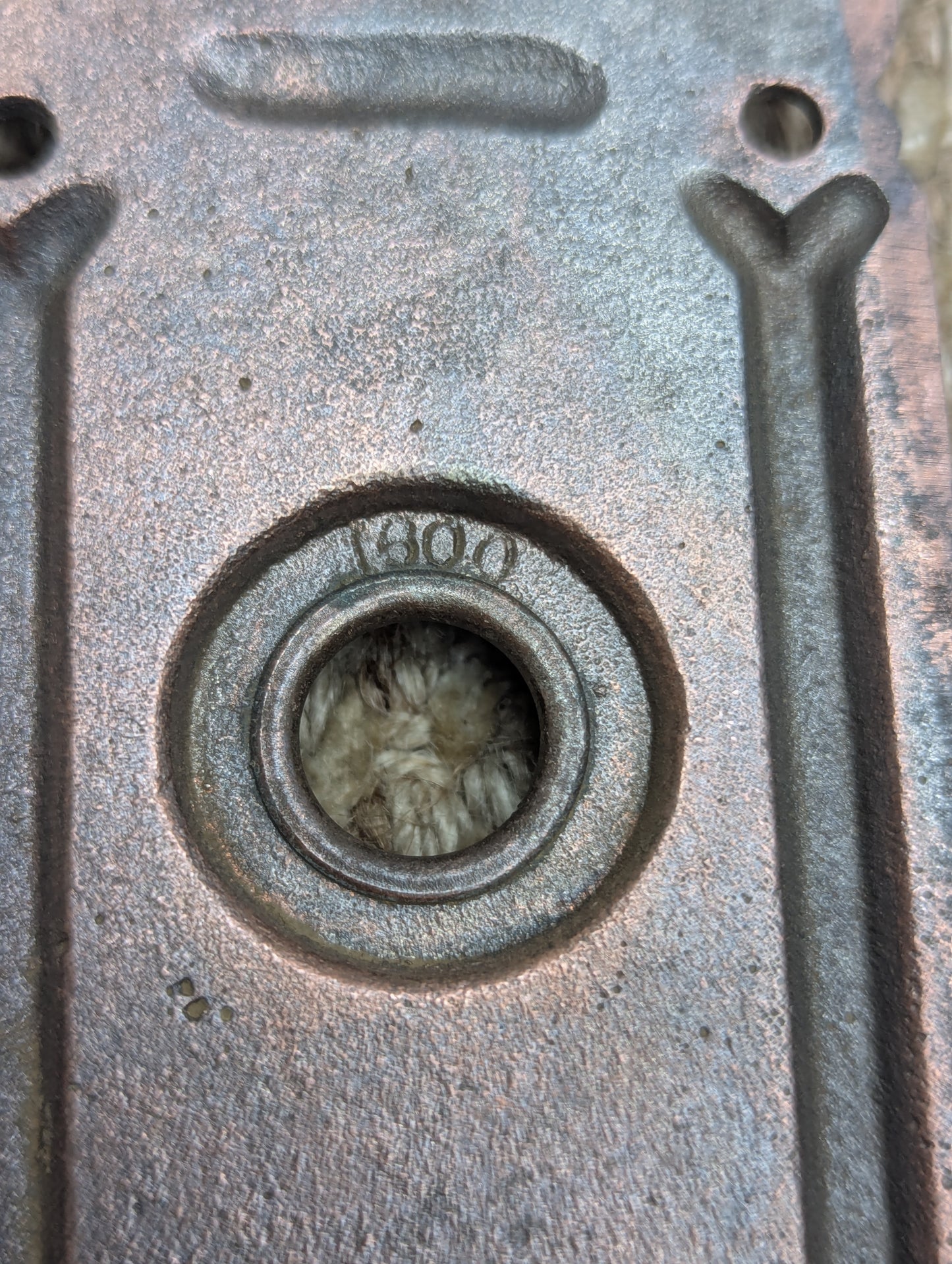 Antique Reading Co. Exterior Ornate Cast Iron Door Knob Plate Hardware