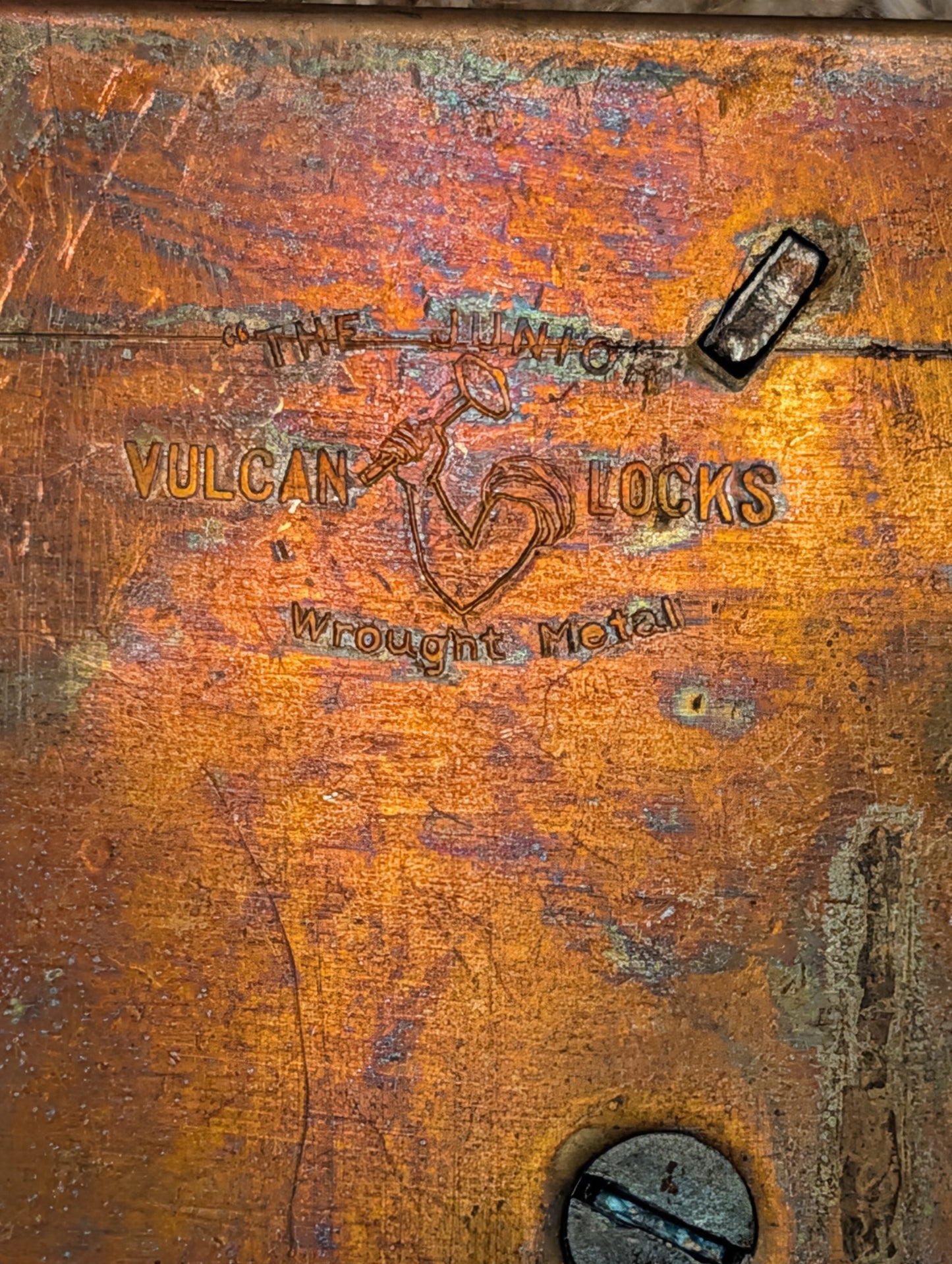 Antique Yale Mortise Lock Box "Junior Vulcan" Patent 1898-No Key included