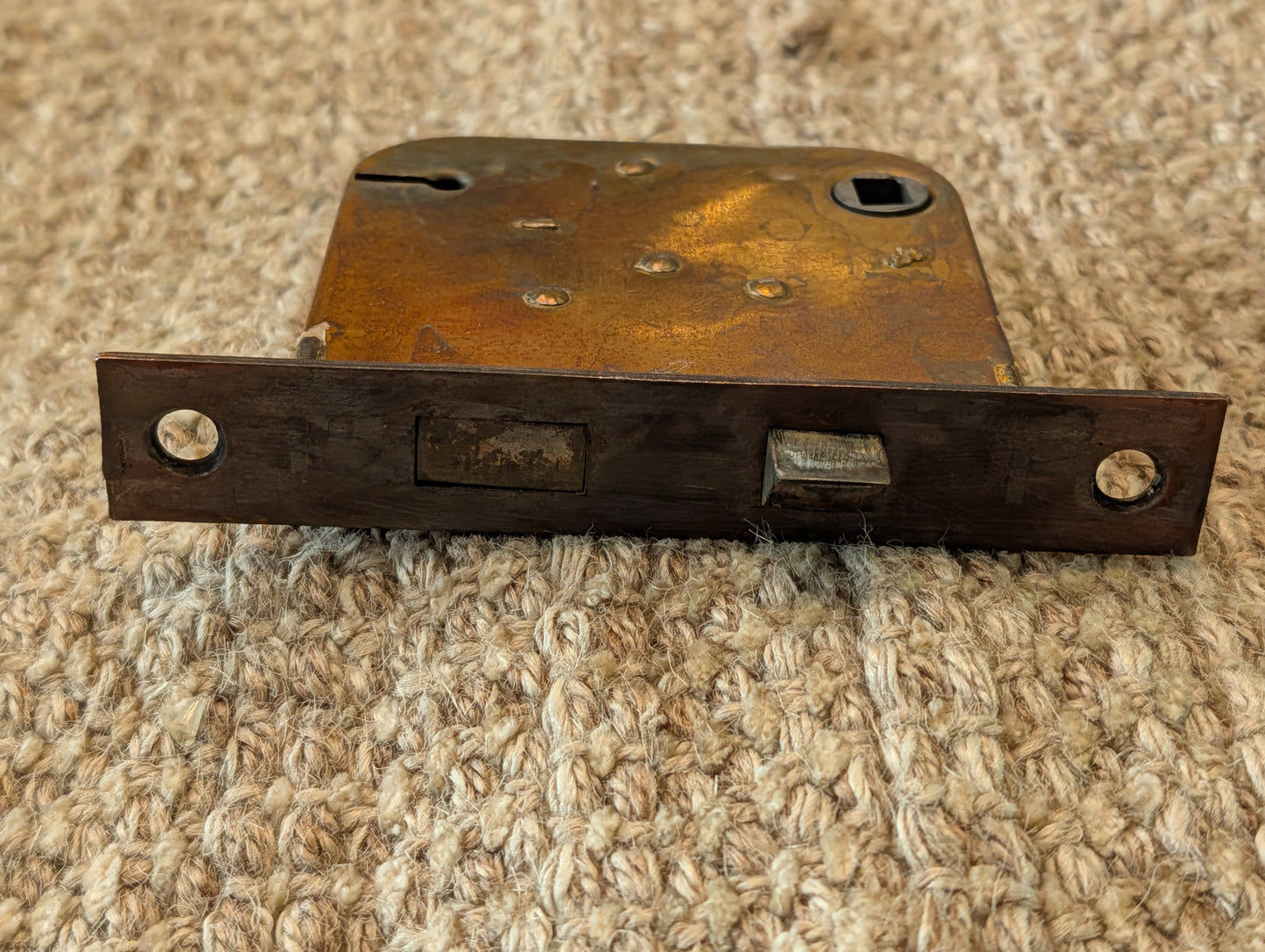 Antique Yale Mortise Lock Box "Junior Vulcan" Patent 1898-No Key included