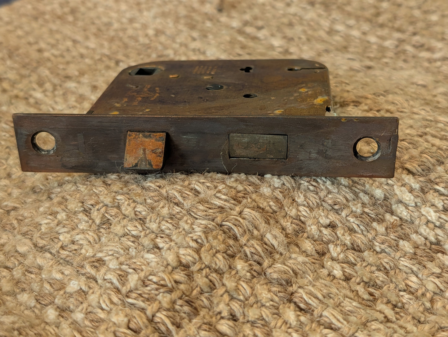 Antique Yale Mortise Lock Box "Junior Vulcan" Patent 1898-No Key included