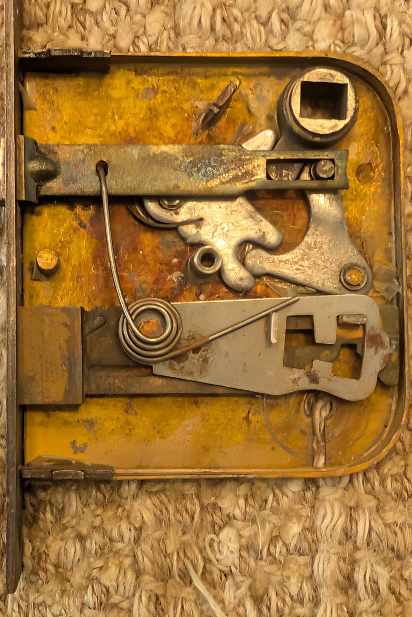 Antique Yale Mortise Lock Box "Junior Vulcan" Patent 1898-No Key included