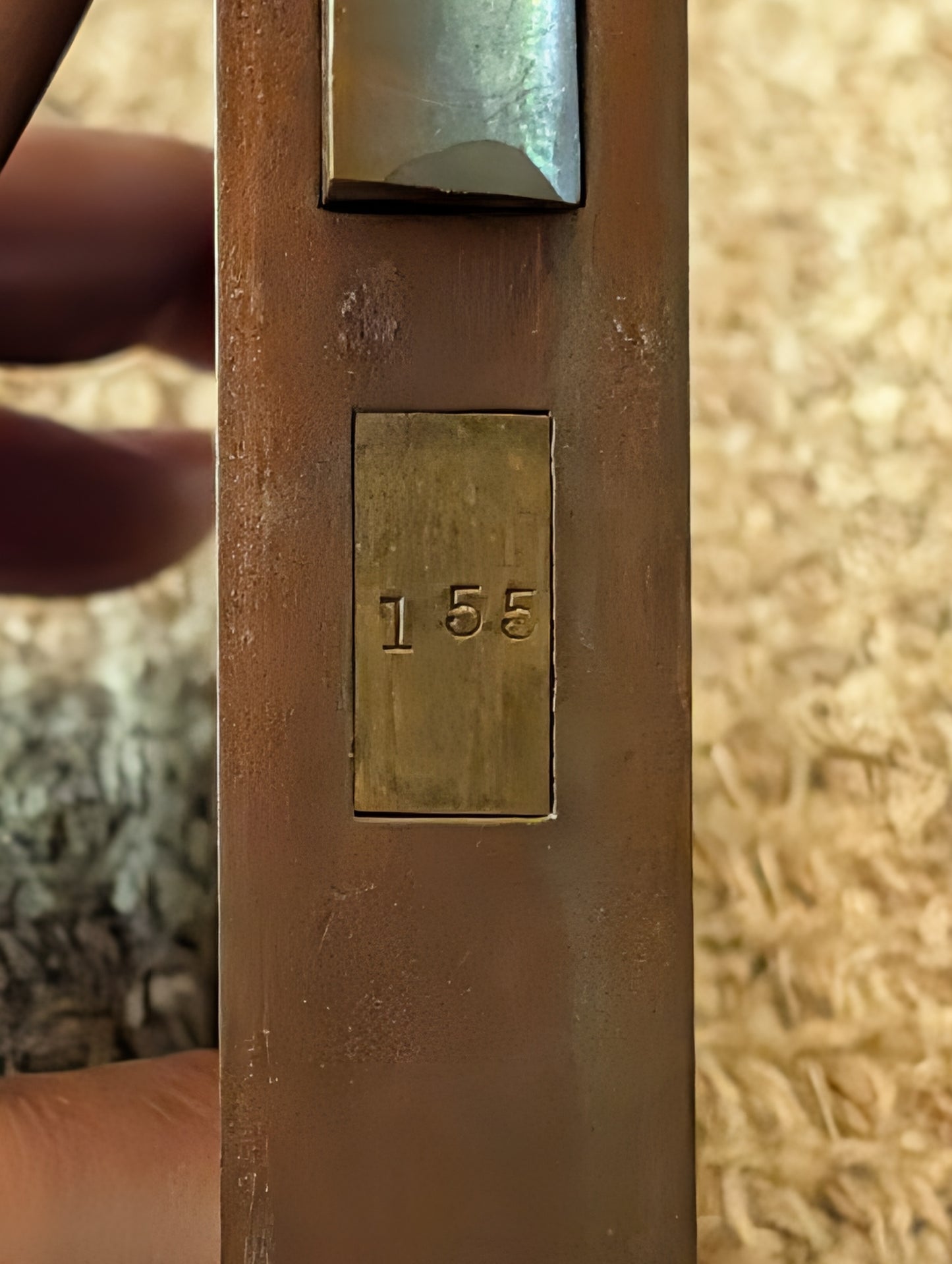 Antique Corbin Mortise Lock Box -Number 1364 1/2-No Key included