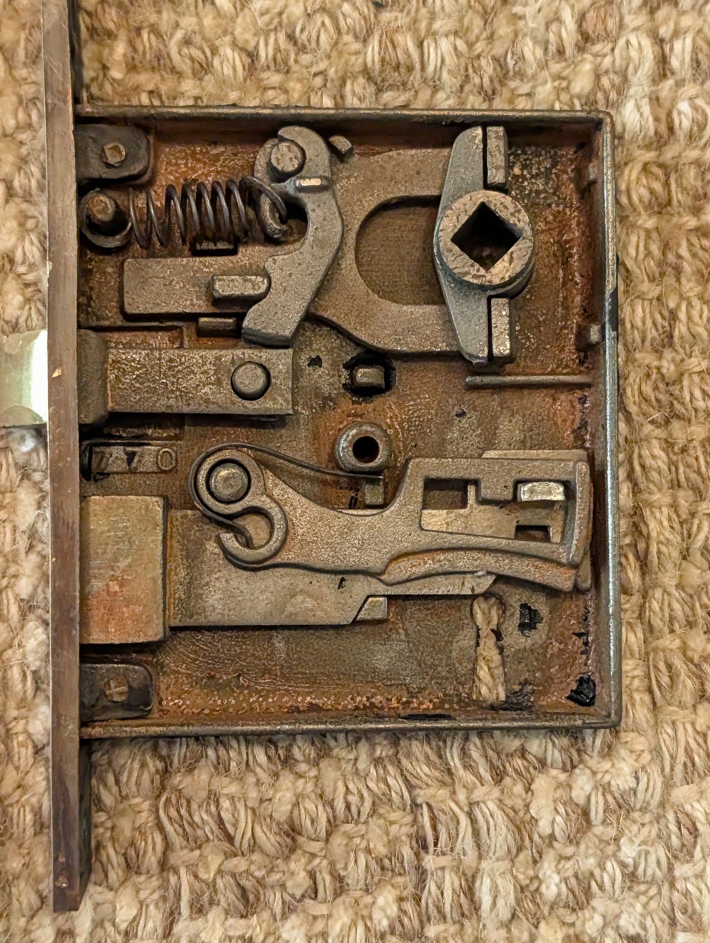 Antique Corbin Mortise Lock Box -Number 770-No Key included