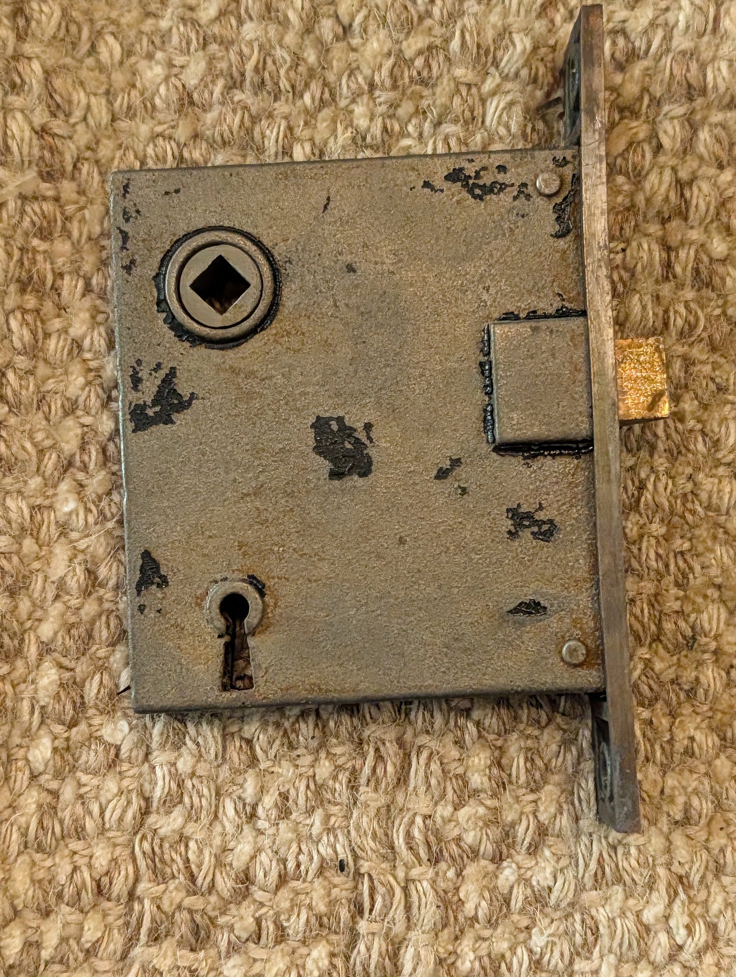 Antique Corbin Mortise Lock Box -Number 770-No Key included