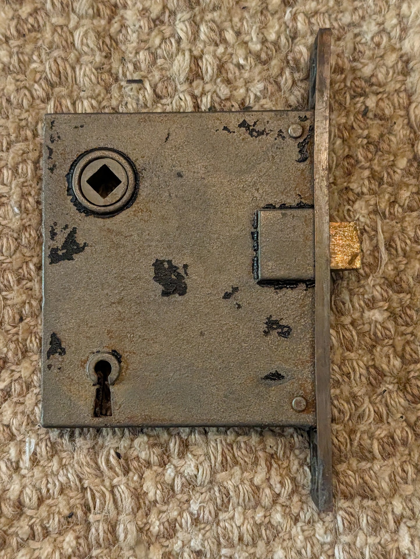 Antique Corbin Mortise Lock Box -Number 770-No Key included