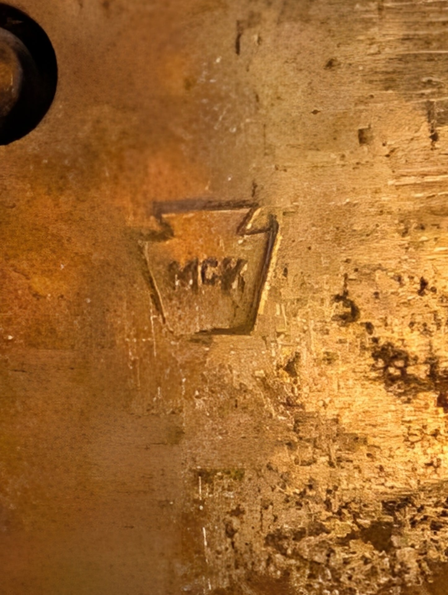 Antique 3 1/2" x 3 1/2" McKinney Ball Tip Door Hinge Original Steel Hardware Sold Individually