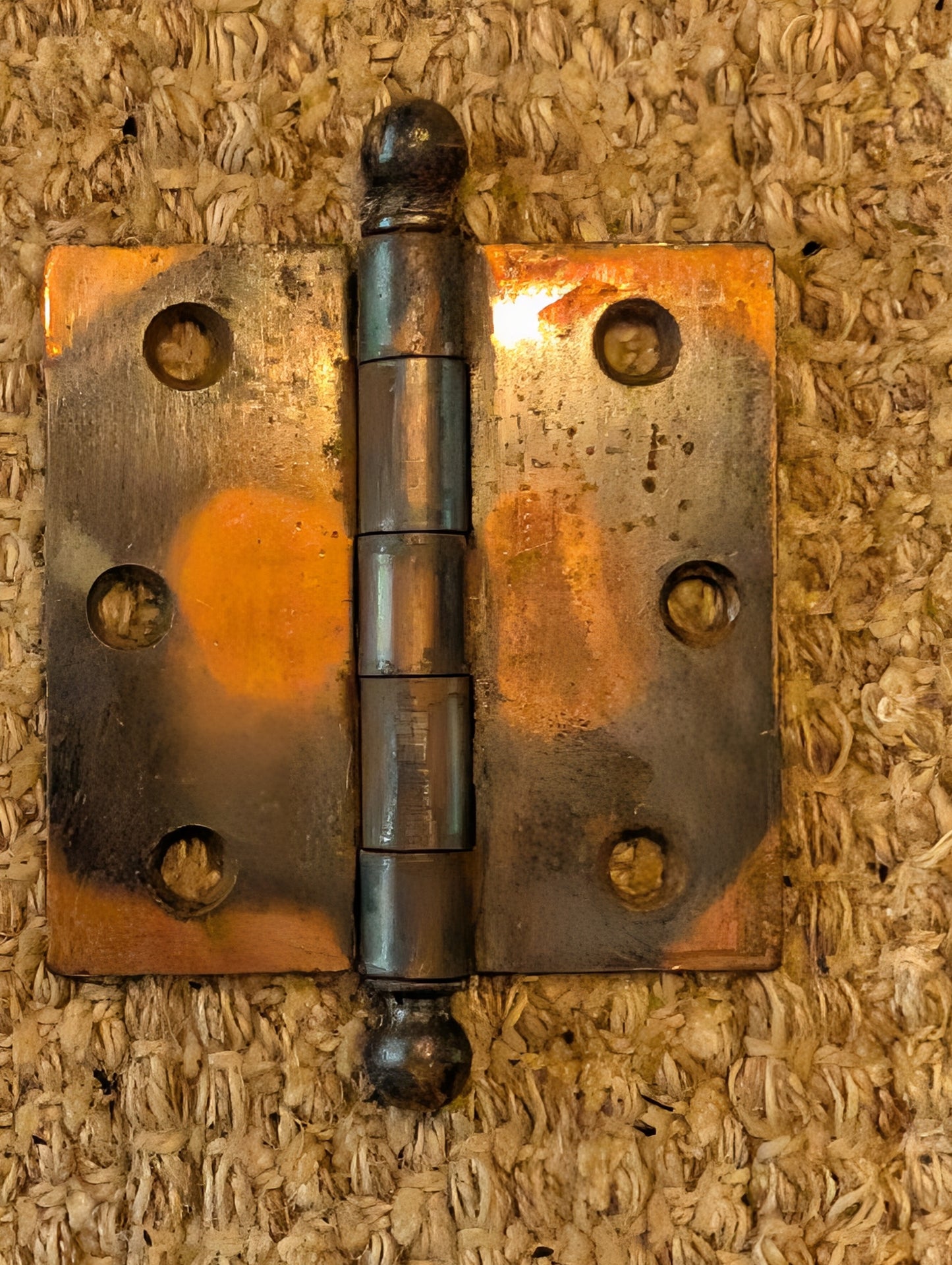 Antique 3 1/2" x 3 1/2" McKinney Ball Tip Door Hinge Original Steel Hardware Sold Individually