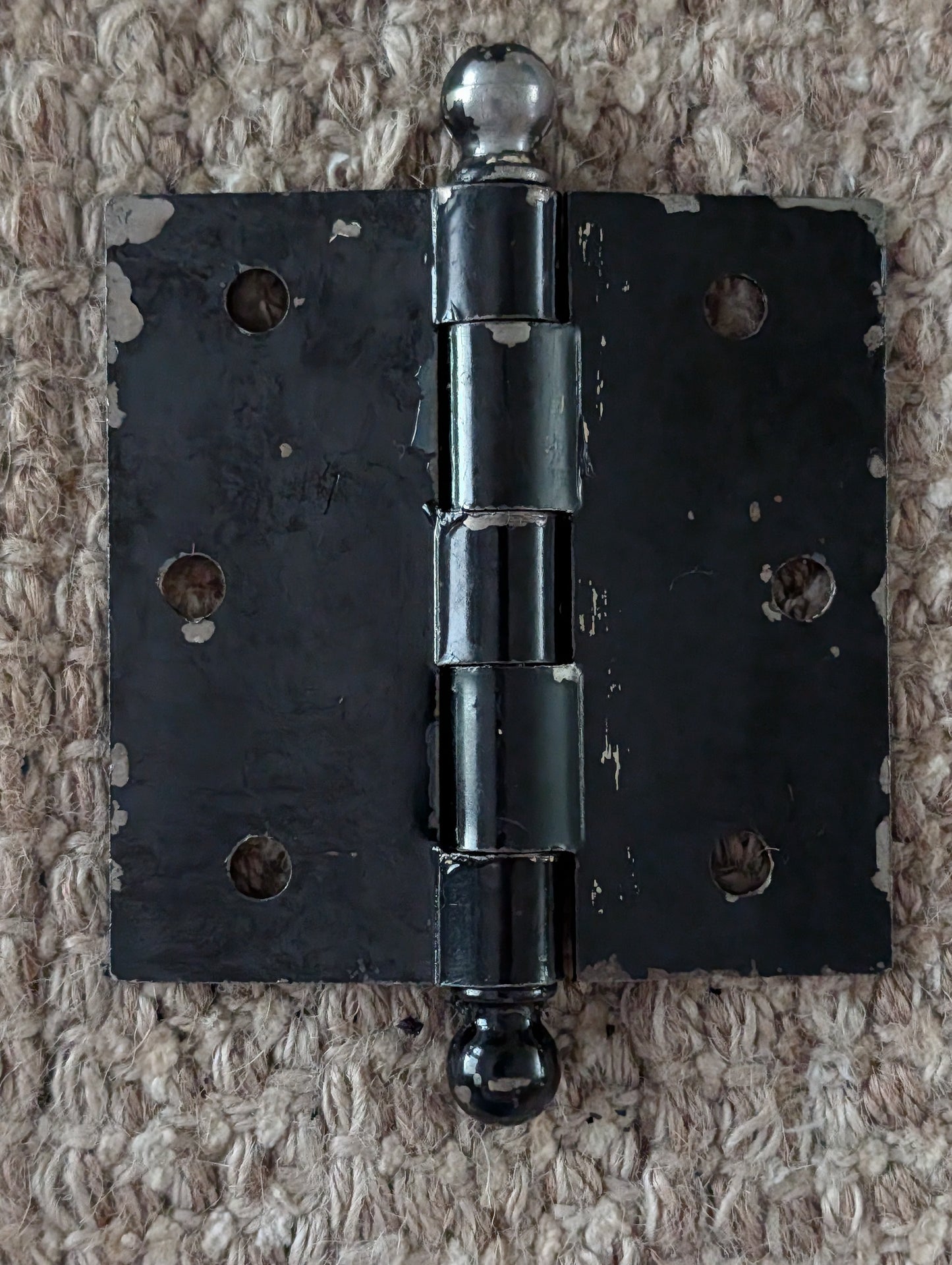 Antique 3 1/2" x 3 1/2" McKinney Ball Tip Door Hinge Original Steel Hardware Sold Individually