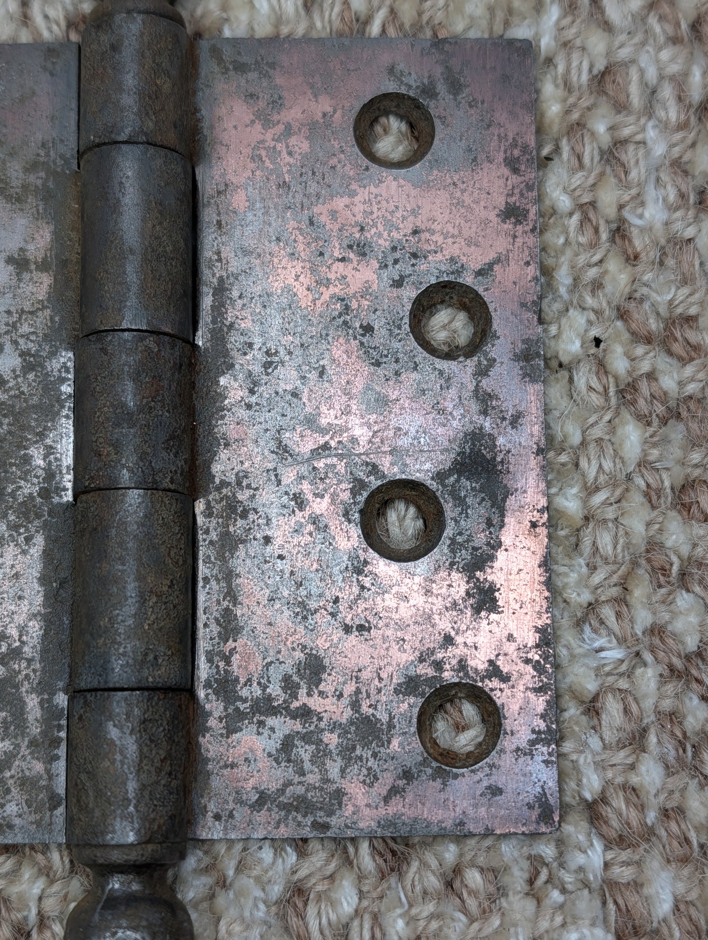 Antique 4" x 4" Stanley Ball Tip Door Hinge Original Steel Hardware Sold Individually