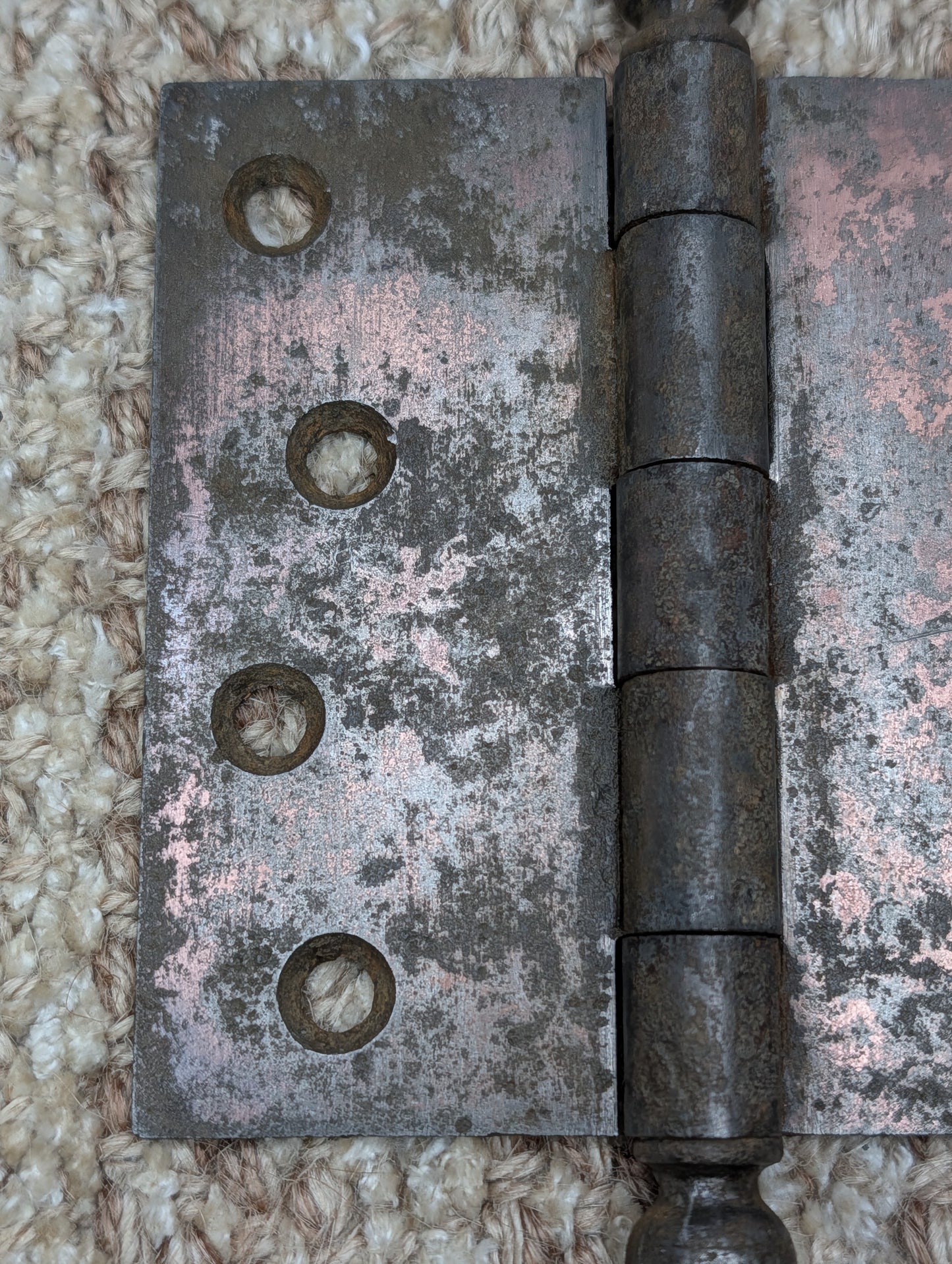Antique 4" x 4" Stanley Ball Tip Door Hinge Original Steel Hardware Sold Individually