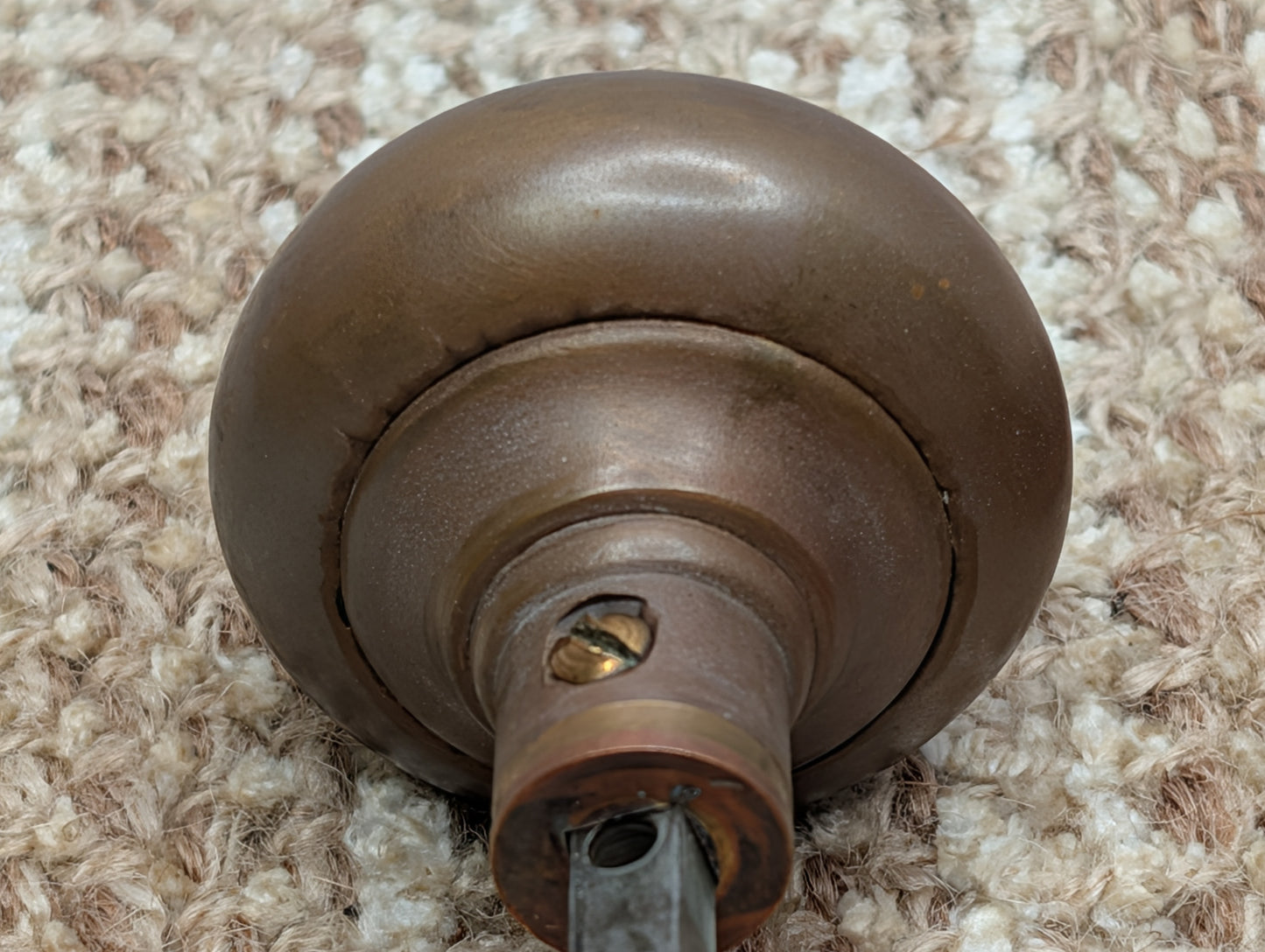 Antique Corbin Loraine Brass Door Knob Set - Circa 1905