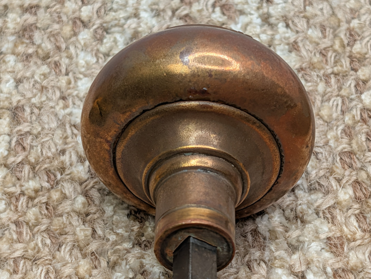 Antique Corbin Loraine Brass Door Knob Set - Circa 1905