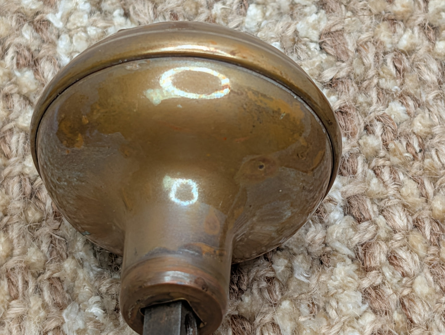 Antique Corbin Loraine Brass Door Knob Set - Circa 1905