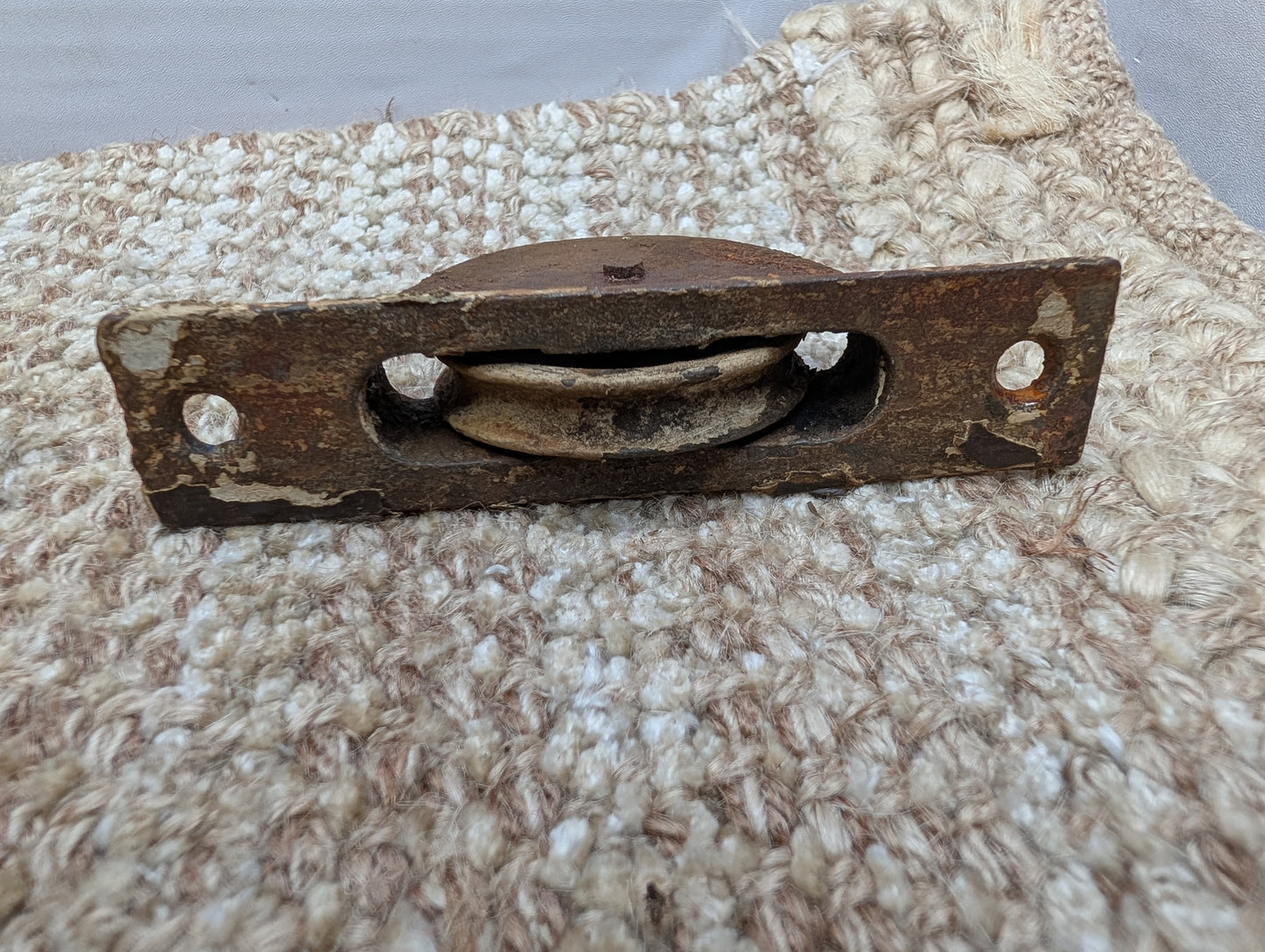 3 Antique Window Sash Weight Pulleys