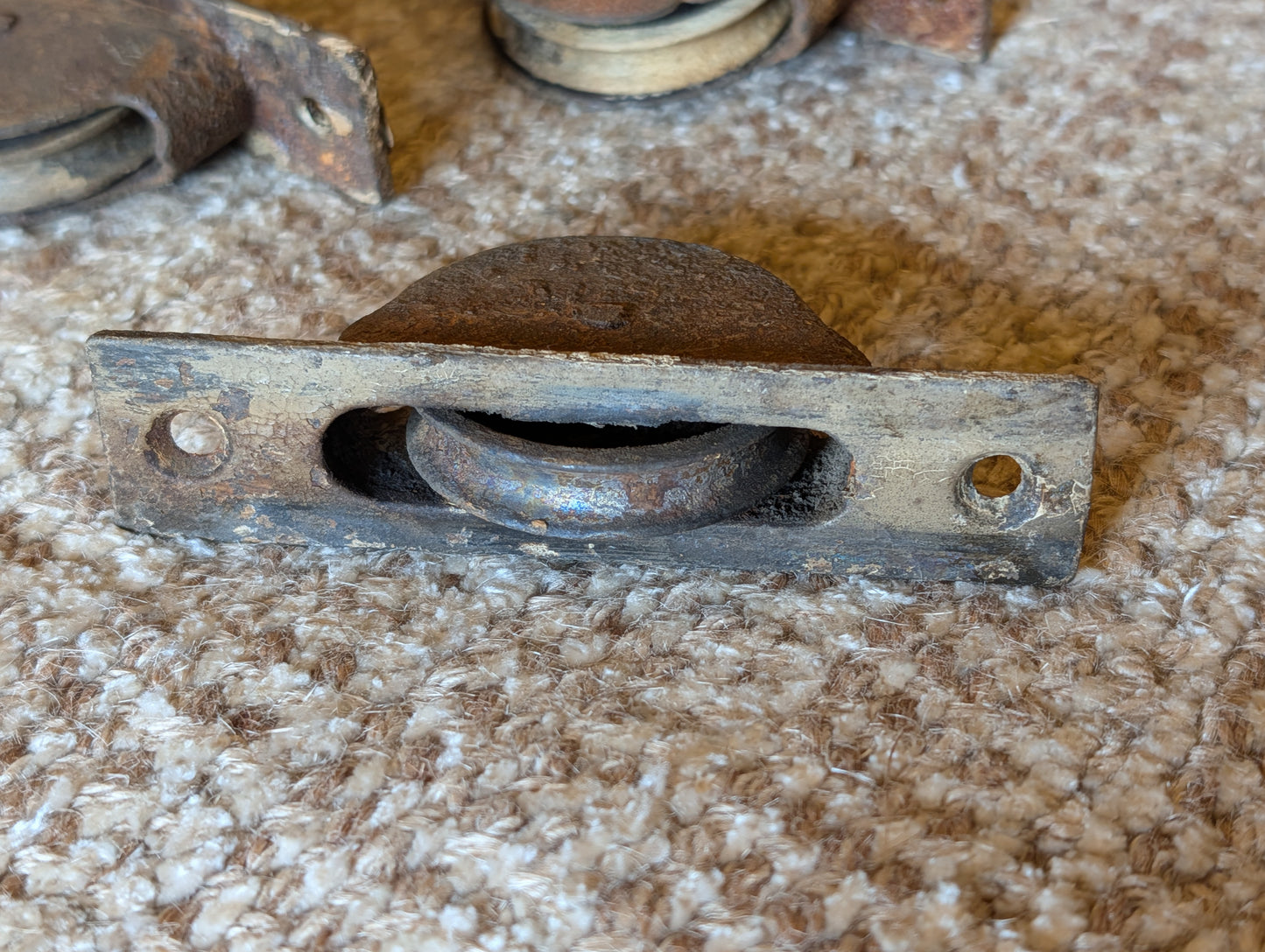 3 Antique Window Sash Weight Pulleys