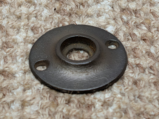 2" Antique Cast Iron Rosette Escutcheon For Door Knob