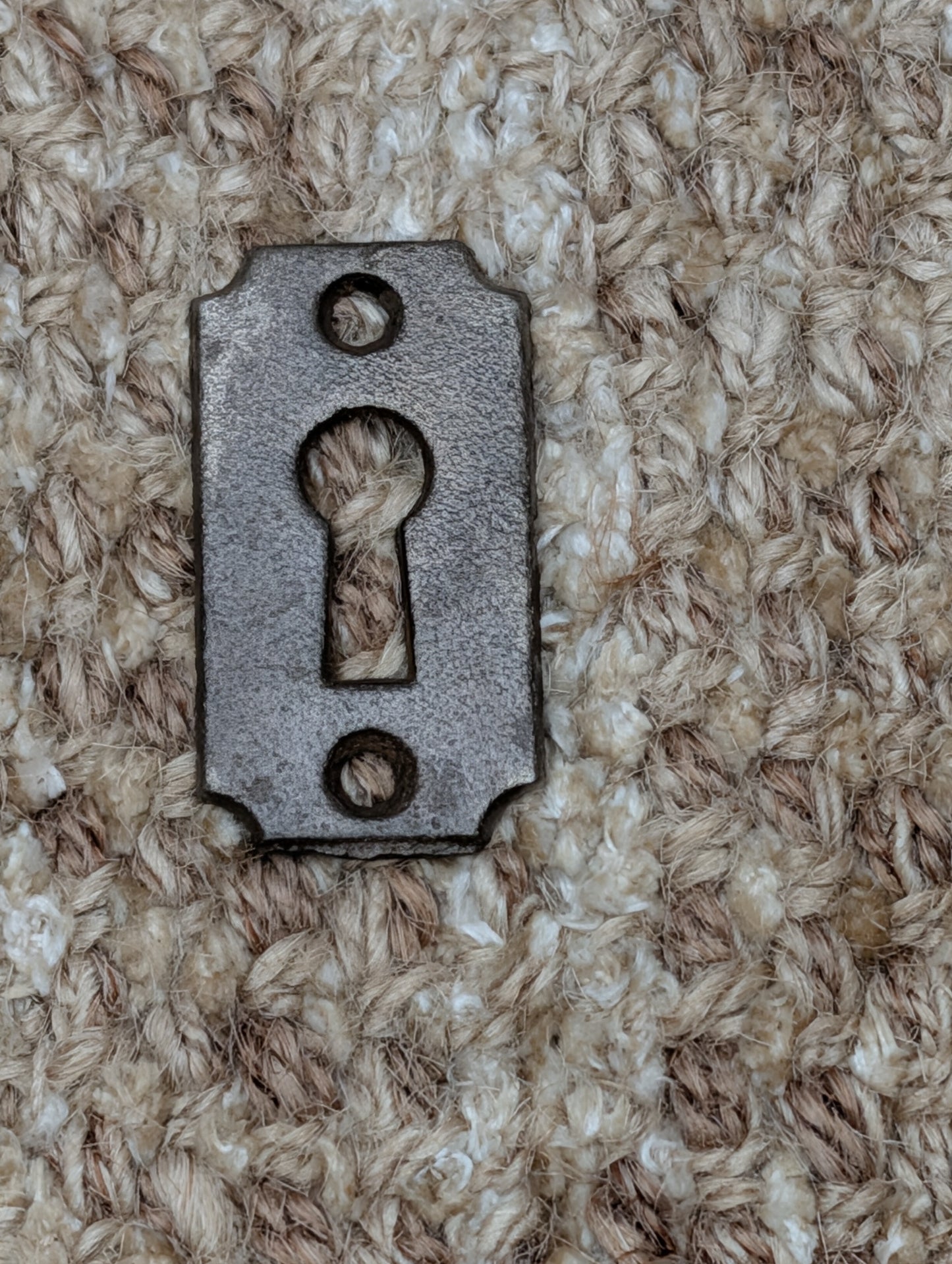 Antique Cast Iron Key Hole Cover Escutcheon