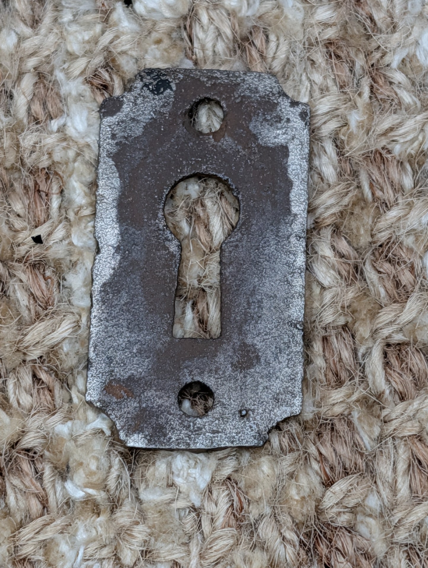 Antique Cast Iron Key Hole Cover Escutcheon