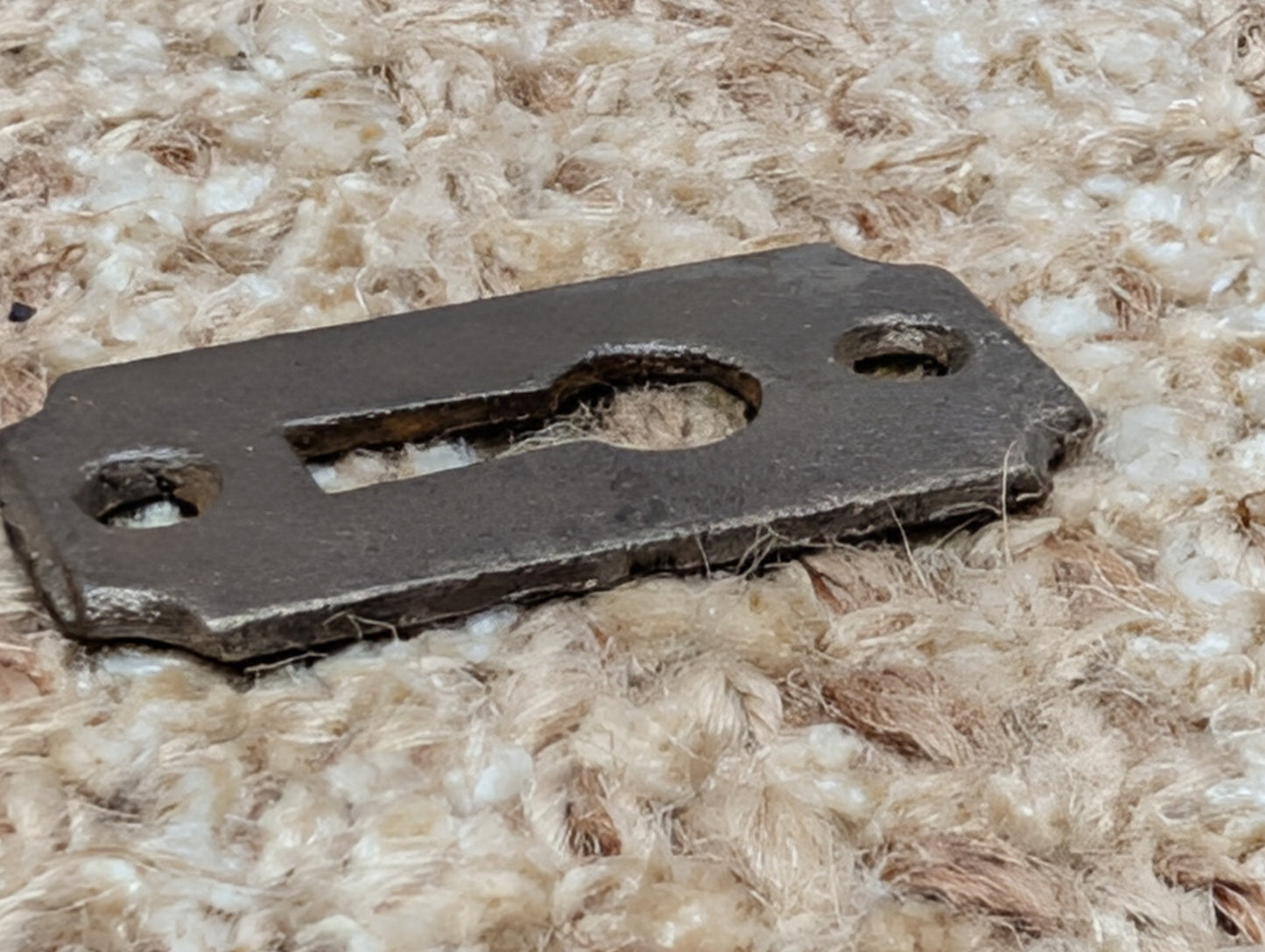 Antique Cast Iron Key Hole Cover Escutcheon