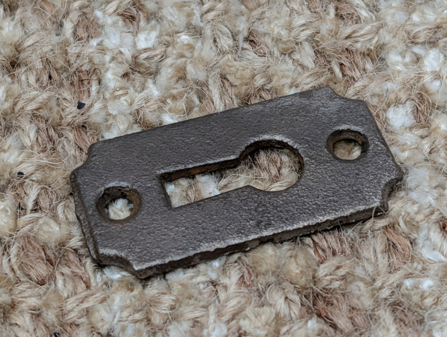 Antique Cast Iron Key Hole Cover Escutcheon