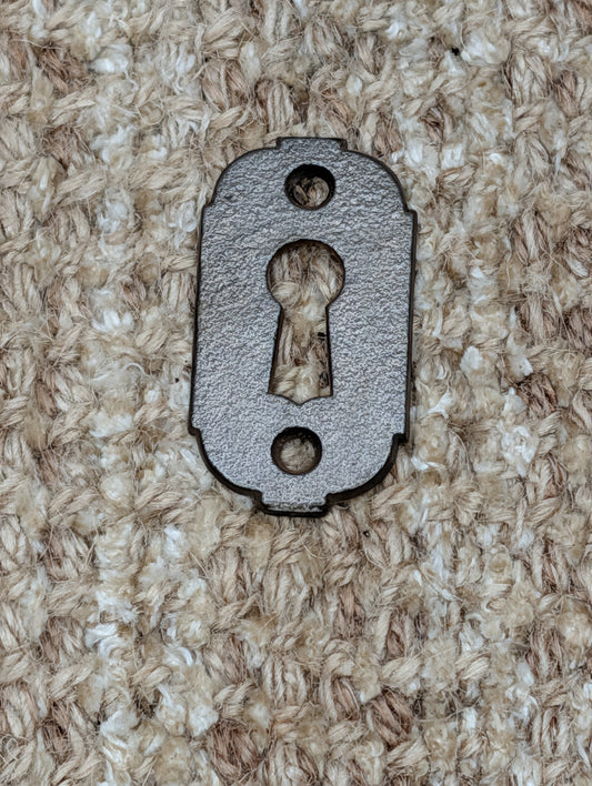 Antique Cast Iron Key Hole Cover Escutcheon