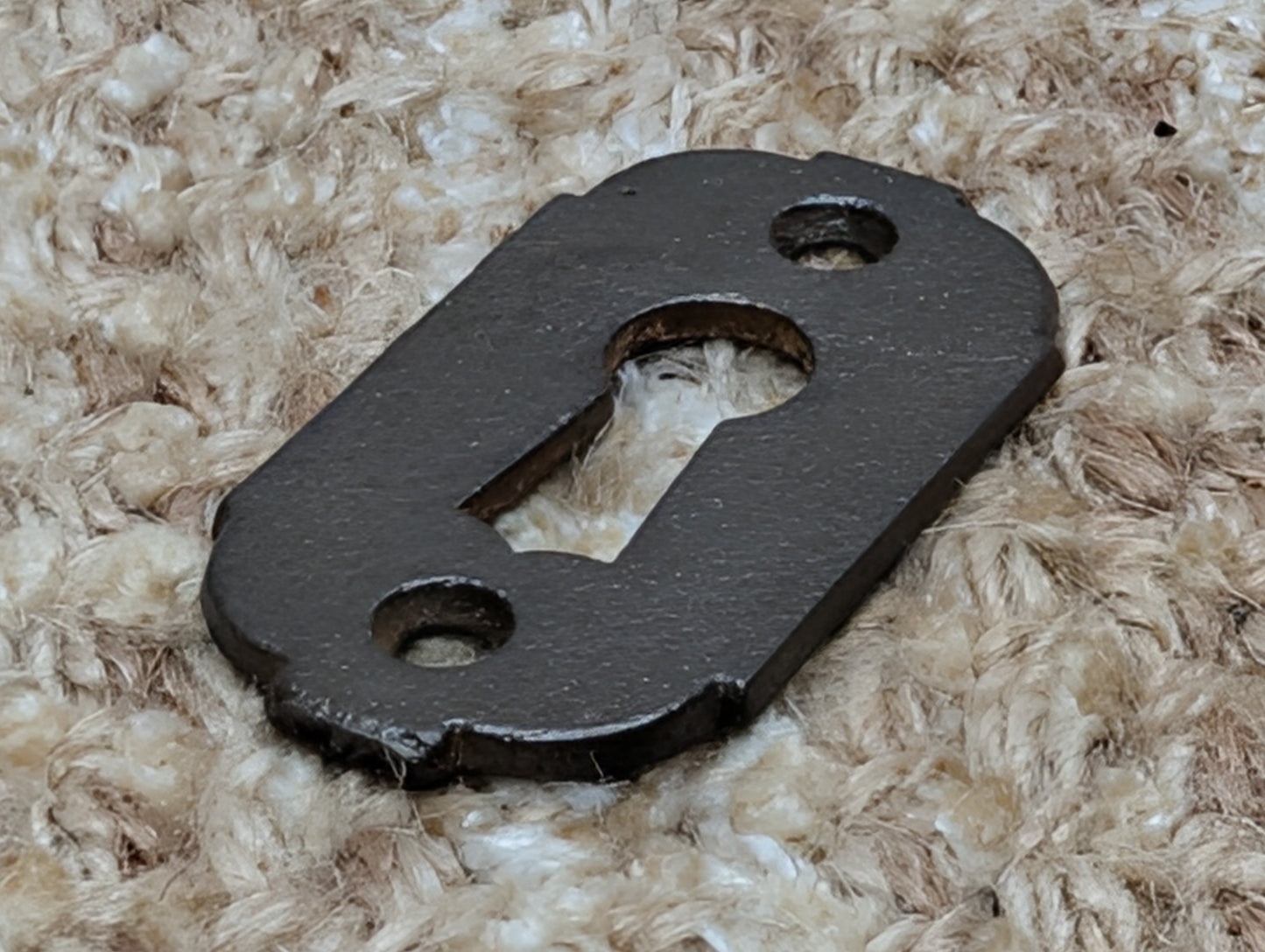 Antique Cast Iron Key Hole Cover Escutcheon