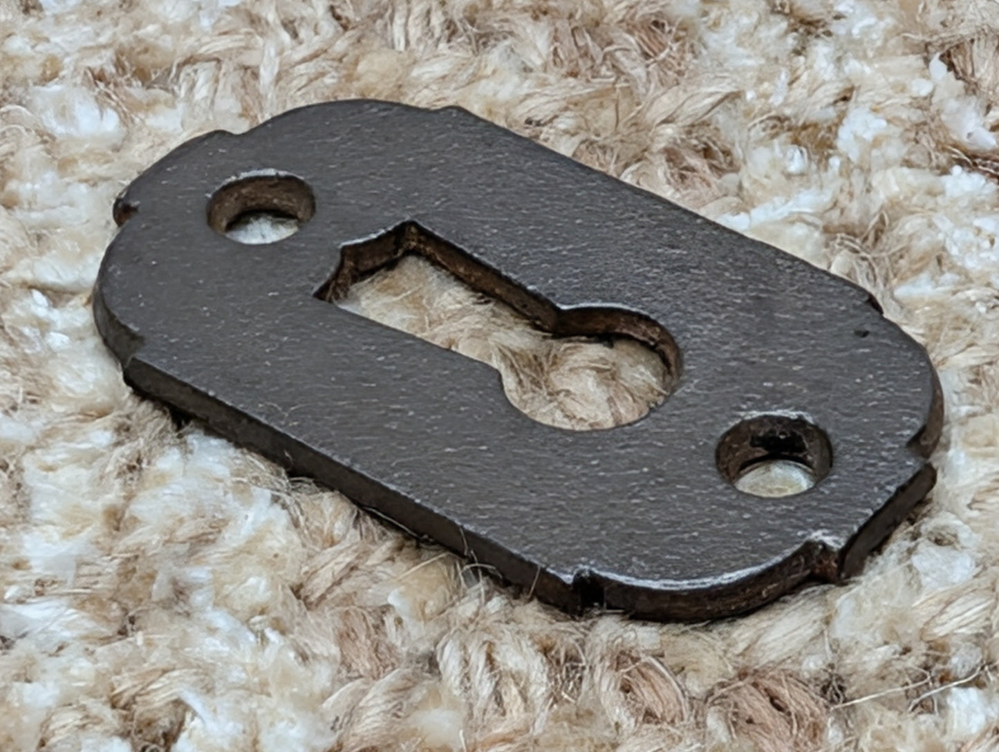 Antique Cast Iron Key Hole Cover Escutcheon